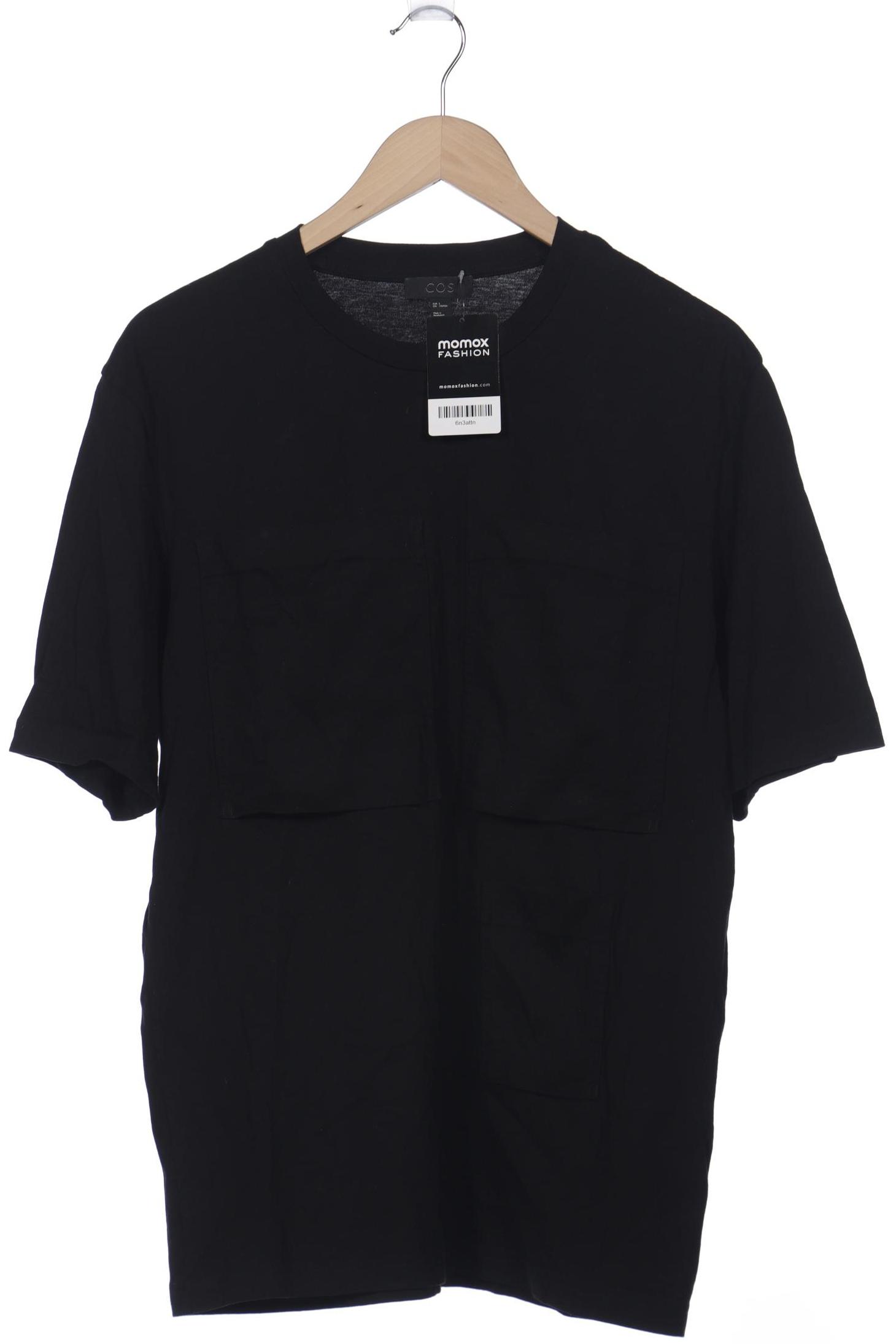 

COS Herren T-Shirt, schwarz, Gr. 46