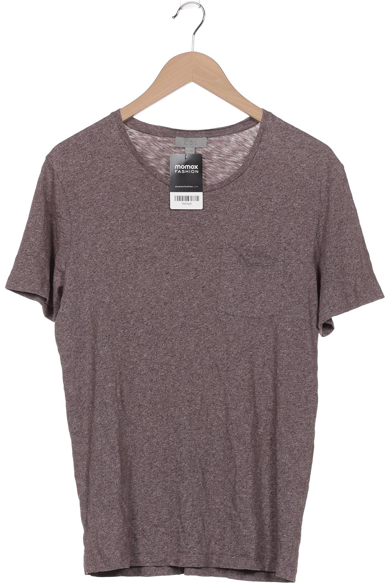 

COS Herren T-Shirt, bordeaux, Gr. 46
