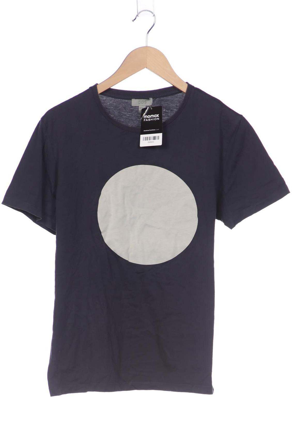 

COS Herren T-Shirt, marineblau, Gr. 48