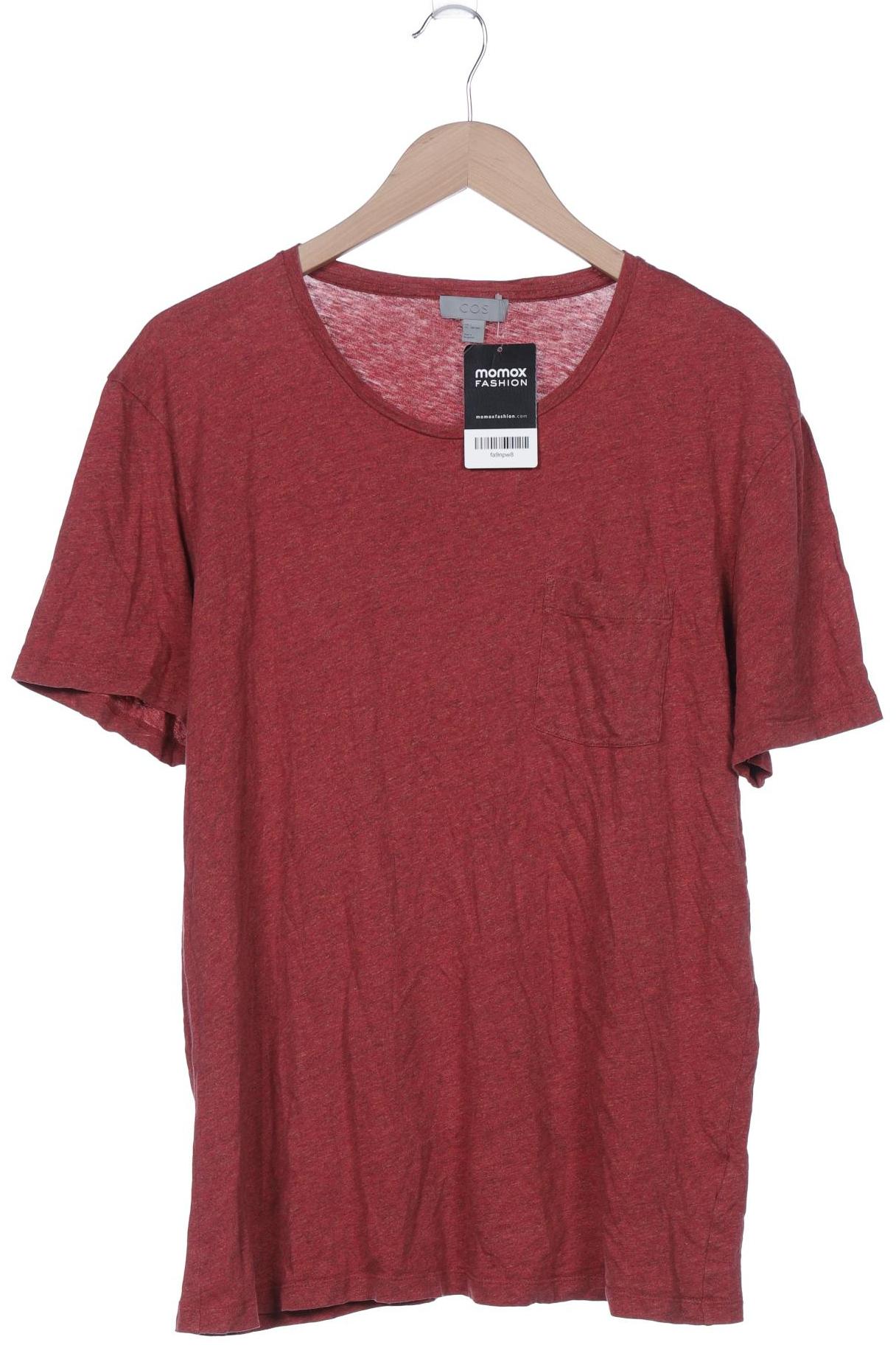 

COS Herren T-Shirt, bordeaux, Gr. 52