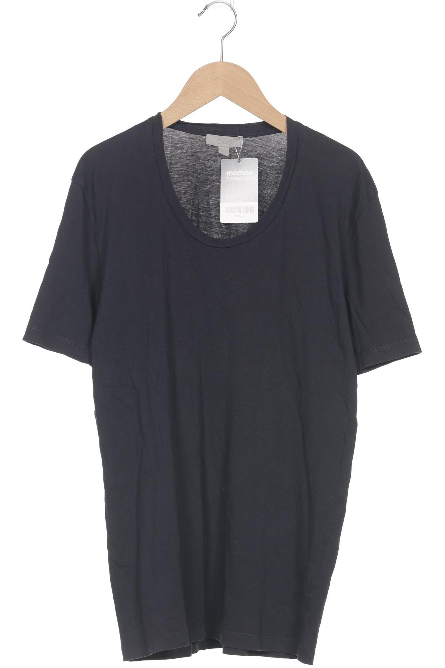 

COS Herren T-Shirt, marineblau, Gr. 46
