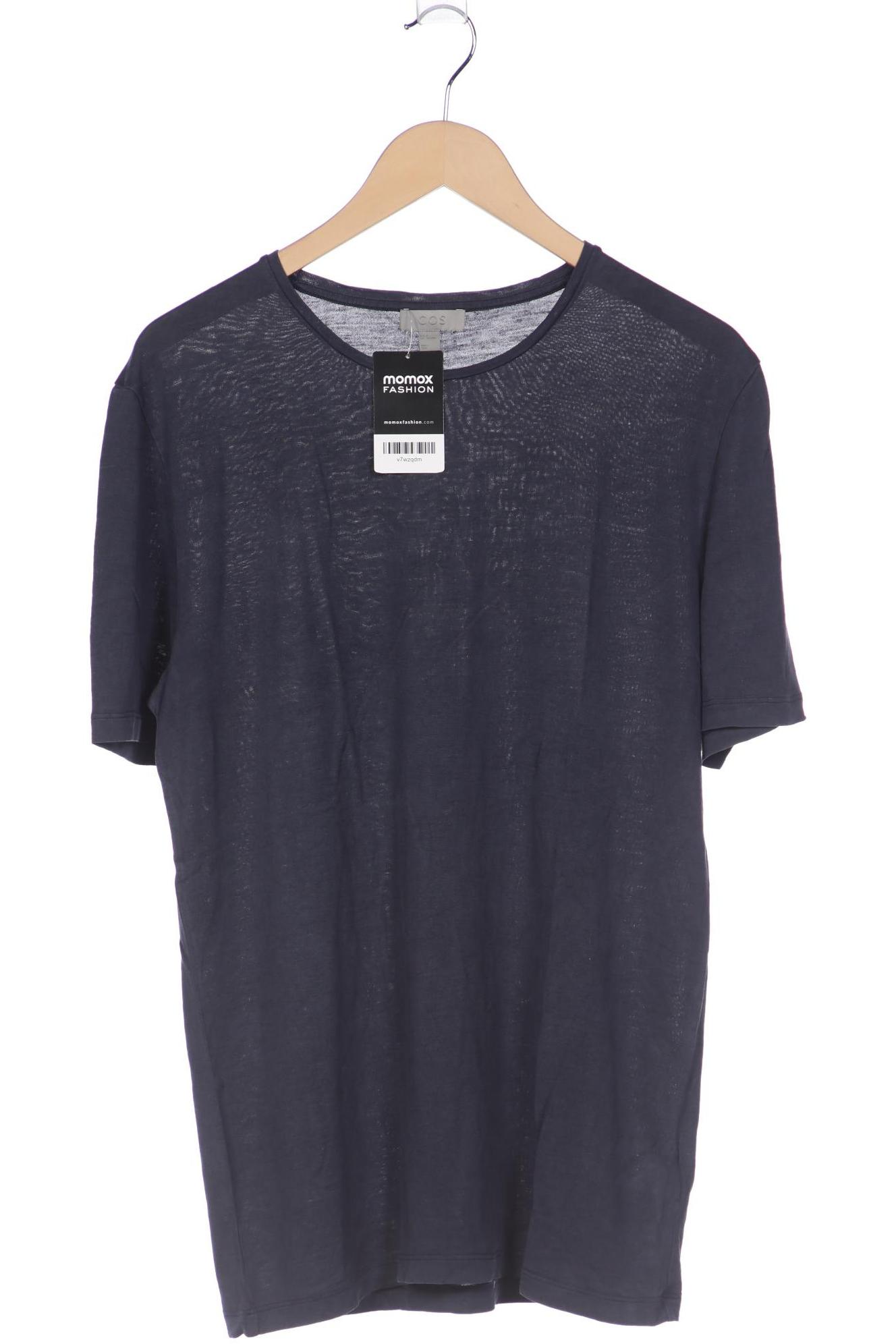 

COS Herren T-Shirt, marineblau