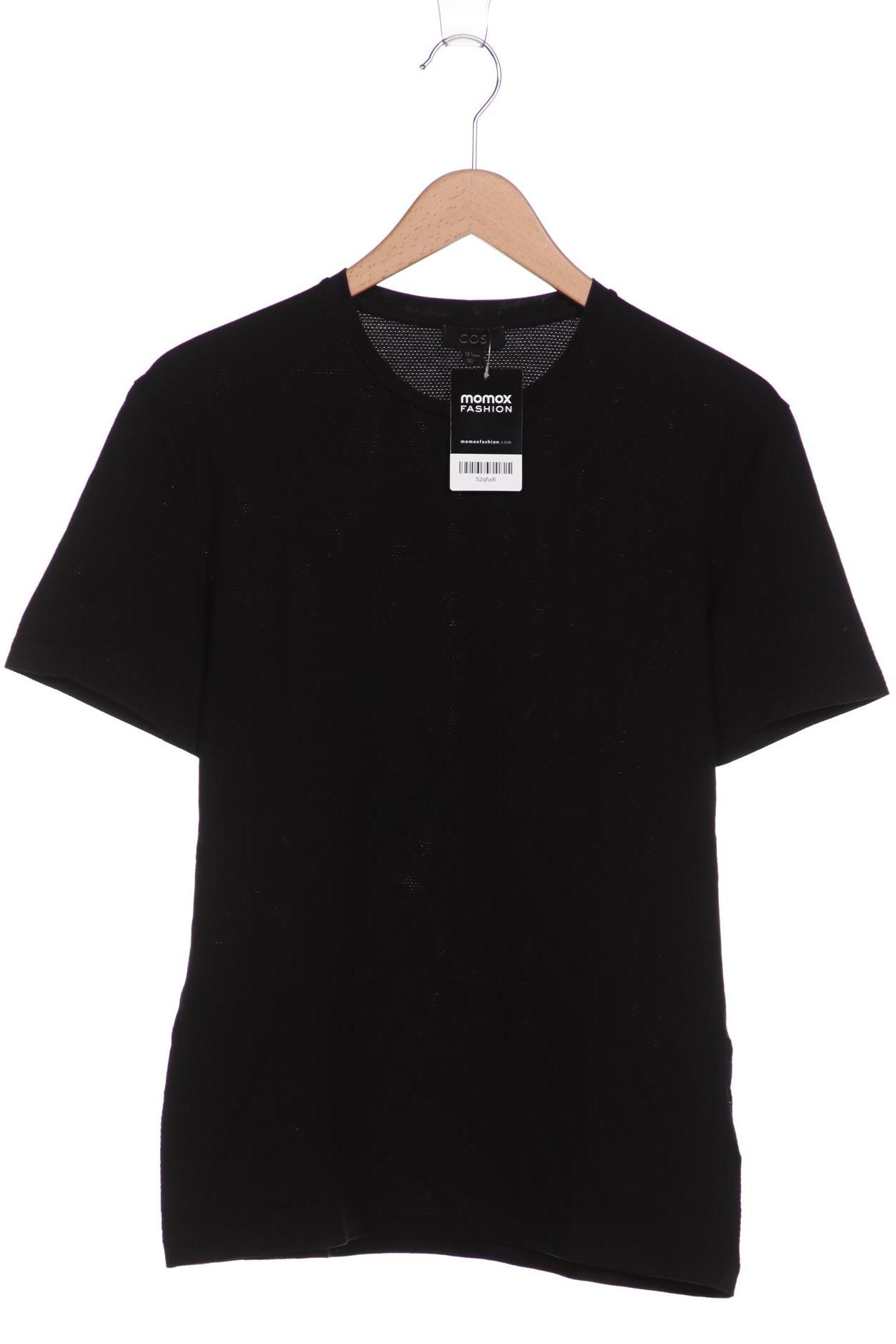 

COS Herren T-Shirt, schwarz, Gr. 46