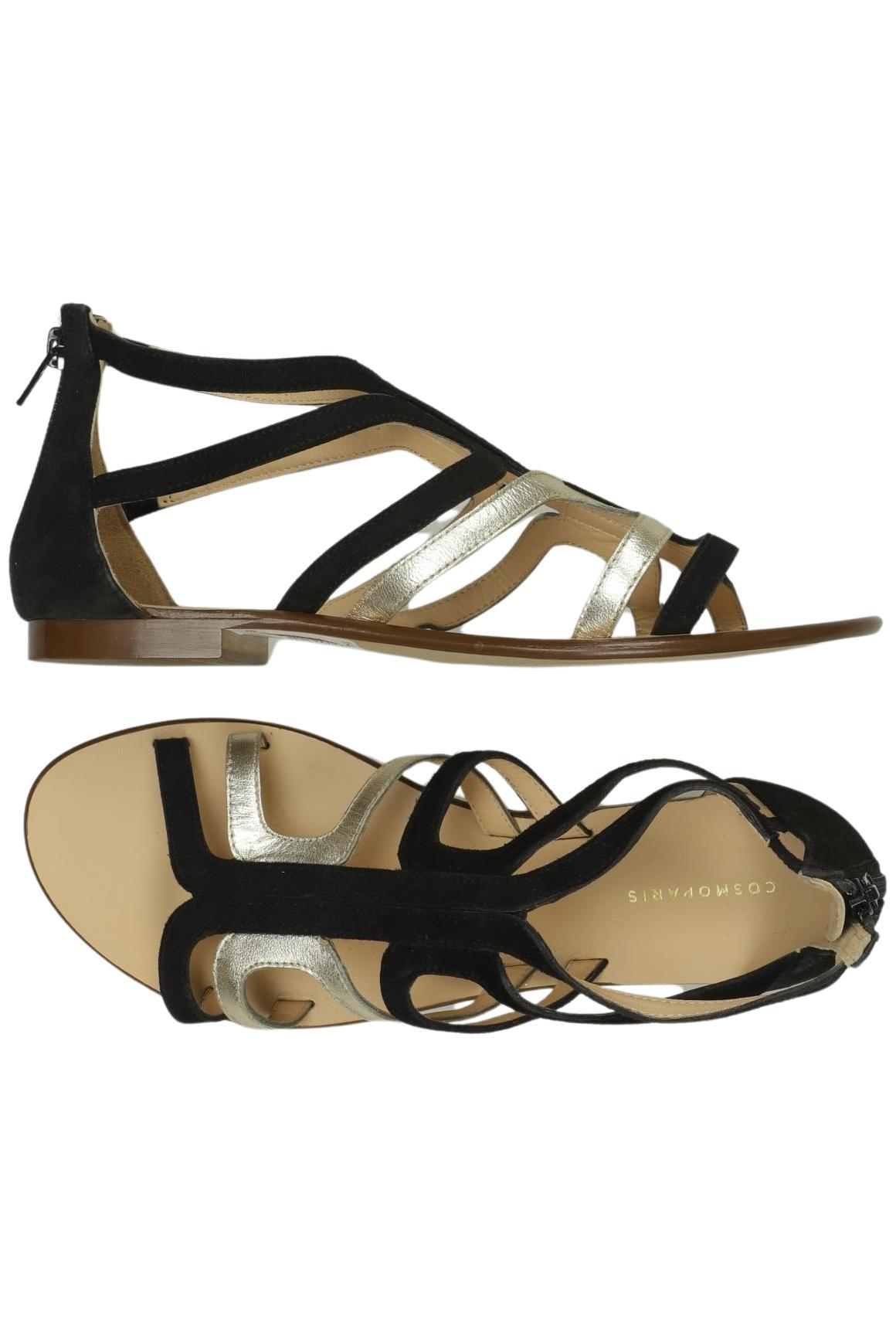 

Cosmoparis Damen Sandale, schwarz, Gr. 39