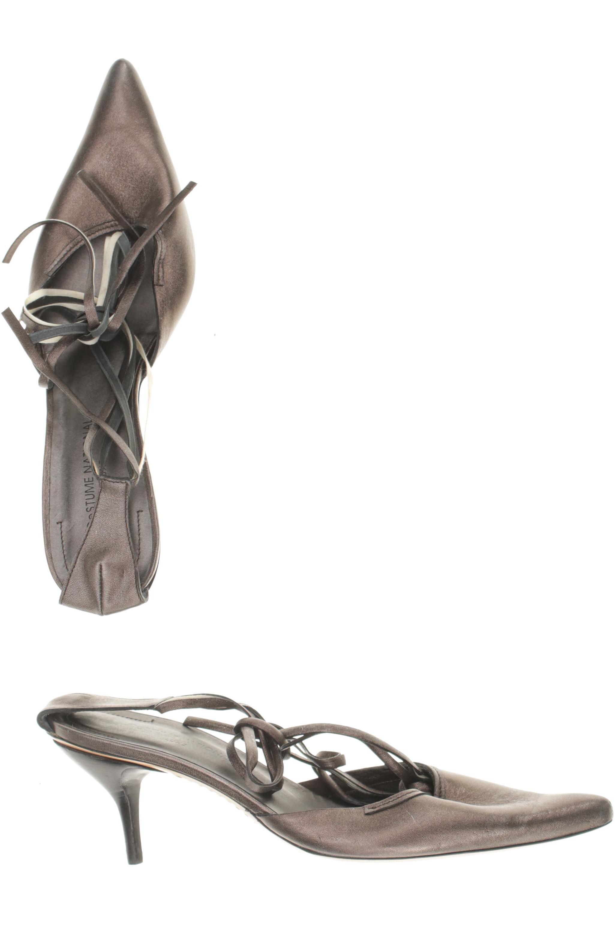 

Costume National Damen Sandale, grau, Gr. 38