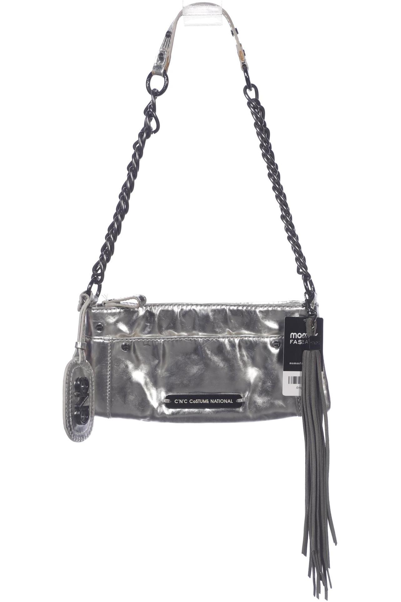 

Costume National Damen Handtasche, silber, Gr.