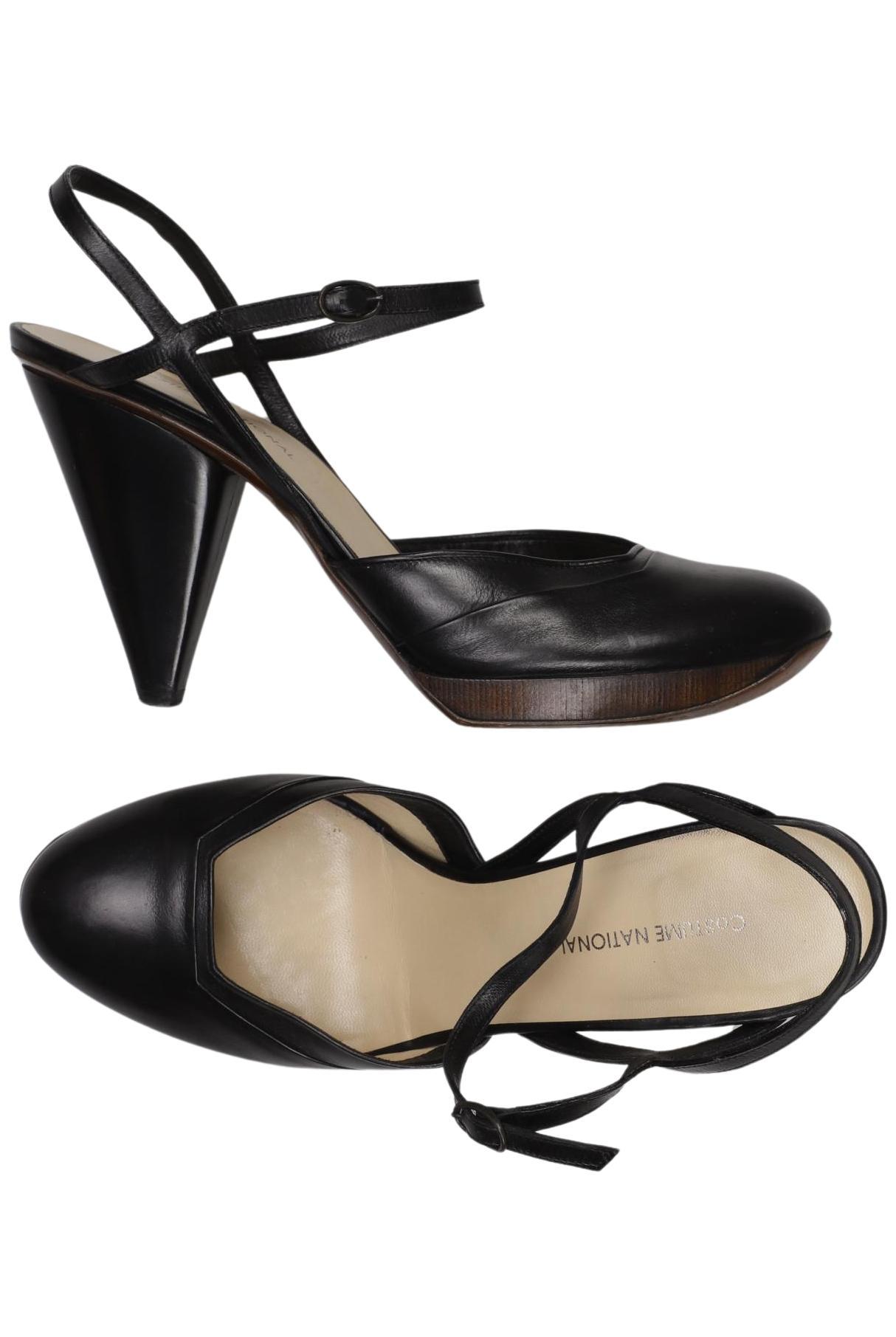 

Costume National Damen Sandale, schwarz, Gr. 40