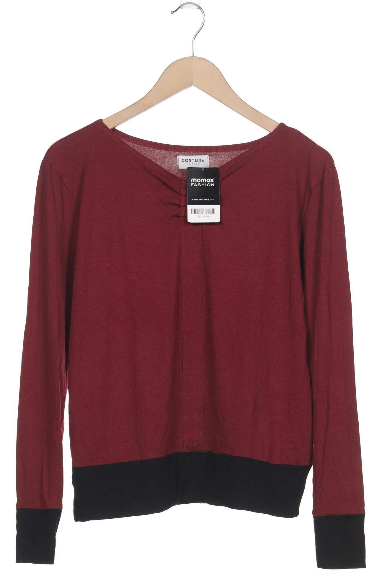 

Costura Damen Langarmshirt, bordeaux, Gr. 42