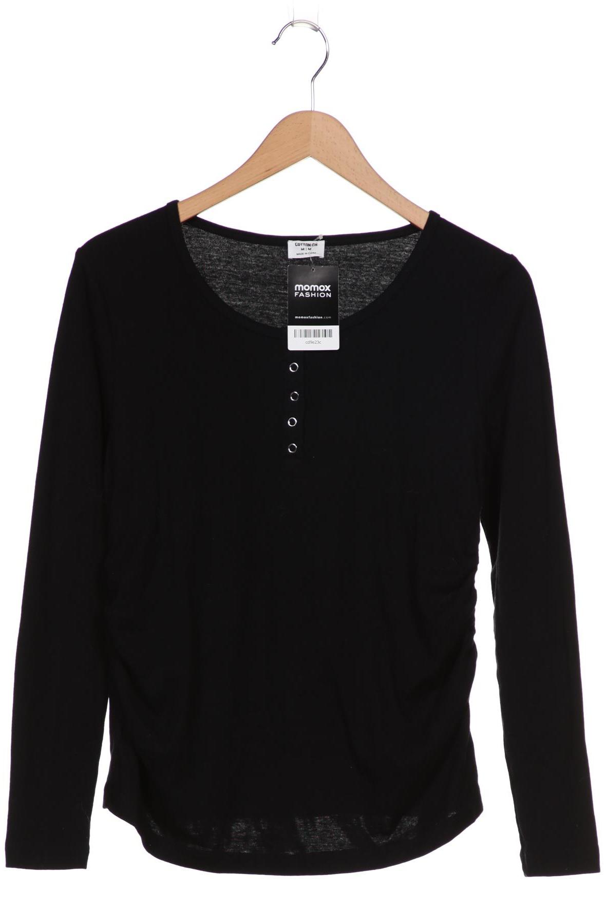 

Cotton On Damen Langarmshirt, schwarz, Gr. 38