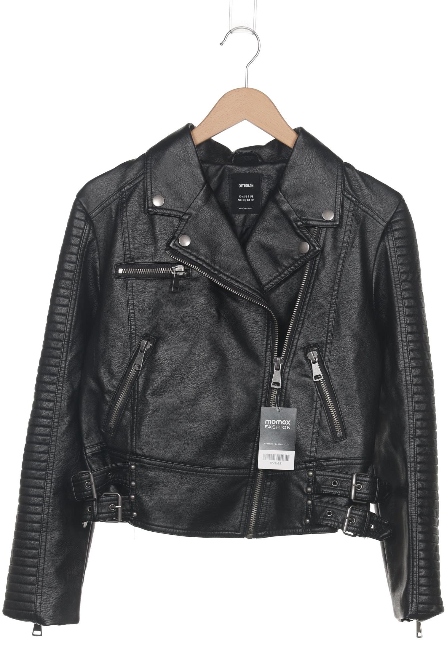 

Cotton On Damen Jacke, schwarz, Gr. 38