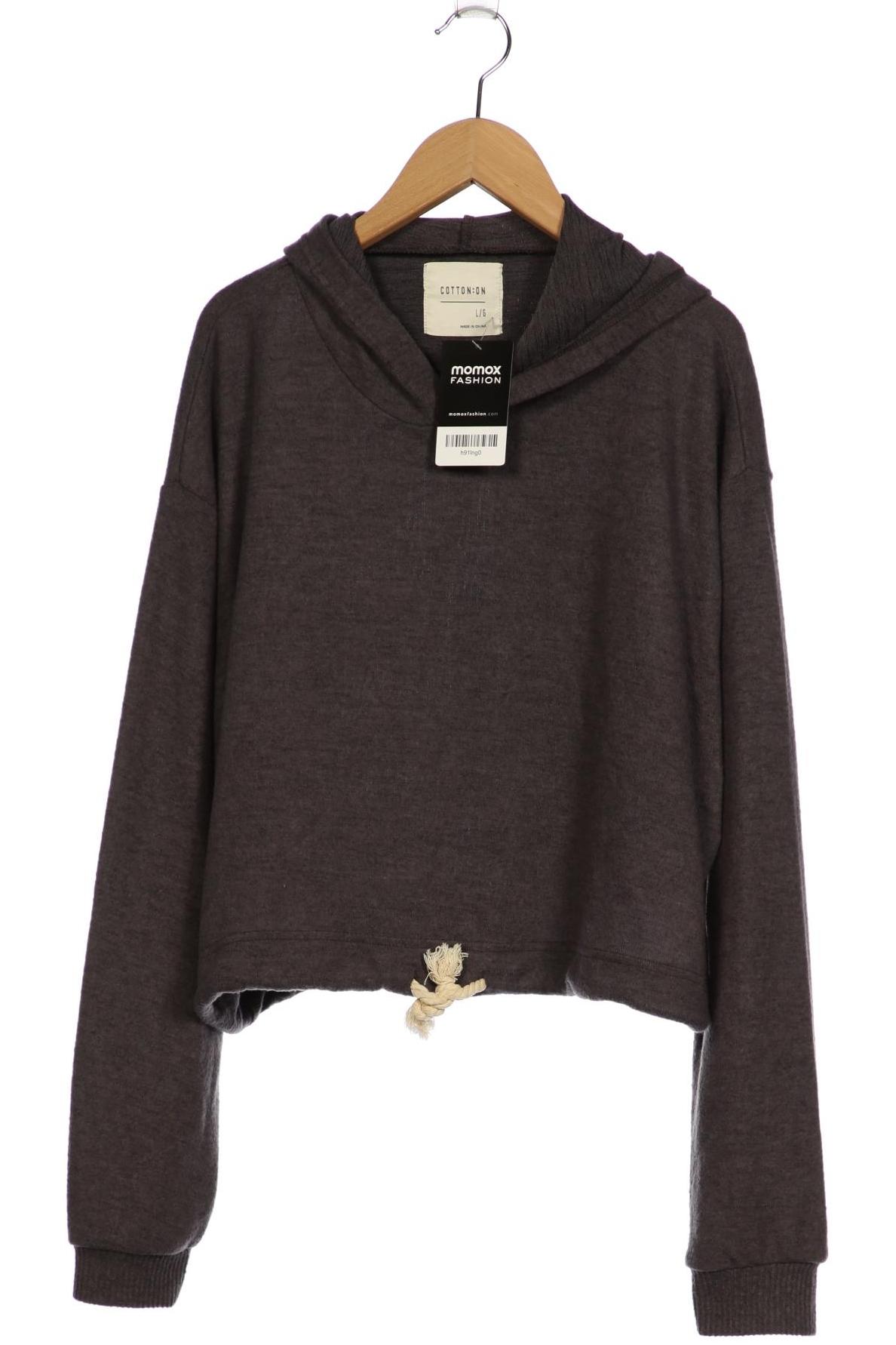 

Cotton On Damen Kapuzenpullover, grau, Gr. 42