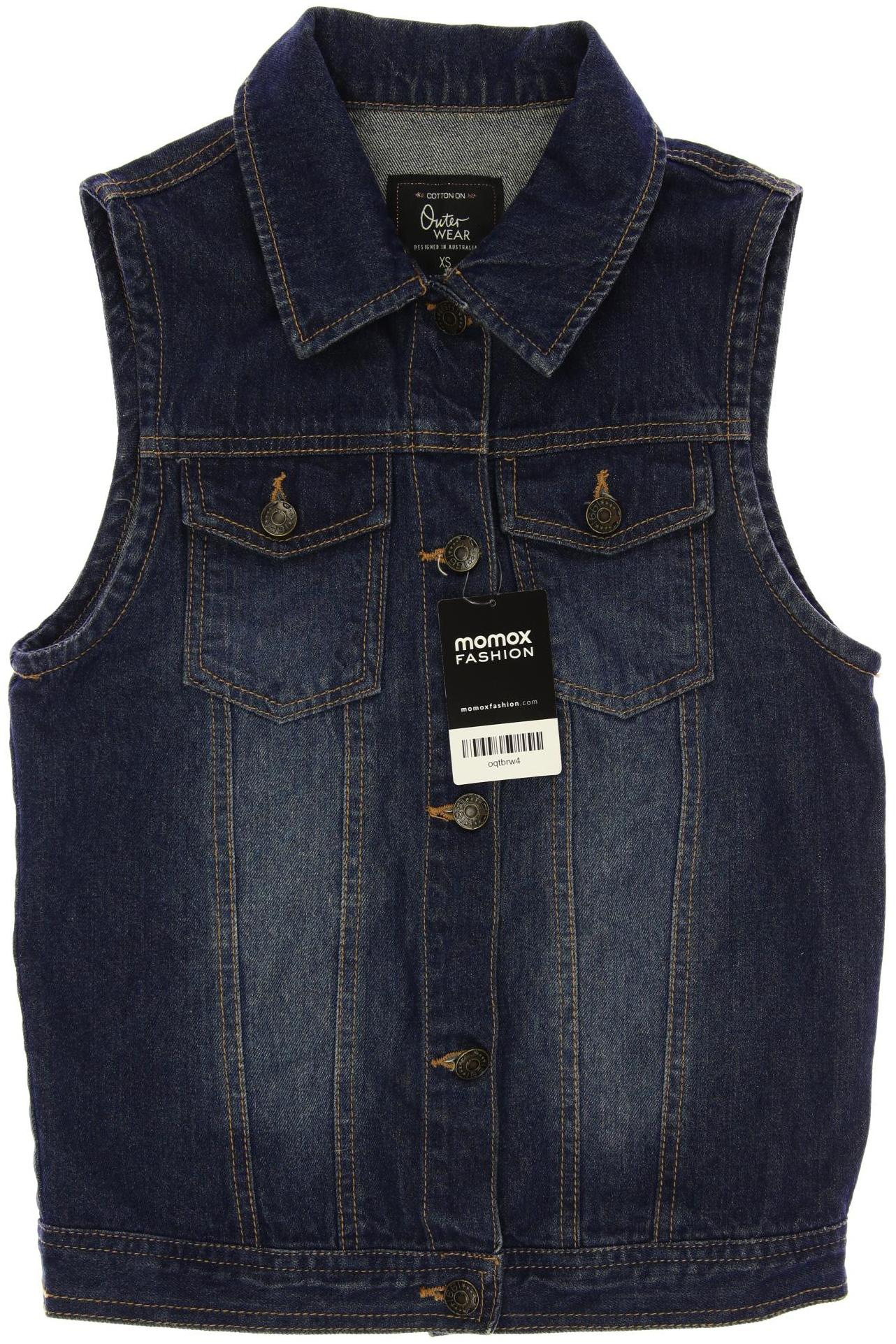 

Cotton On Damen Weste, blau, Gr. 34