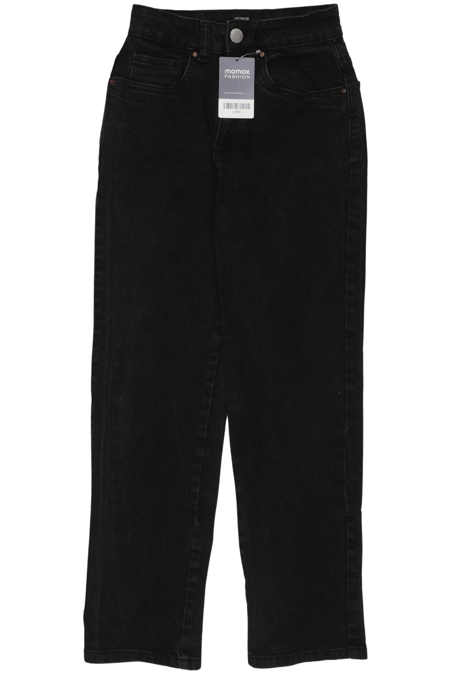 

Cotton On Damen Jeans, schwarz, Gr. 34