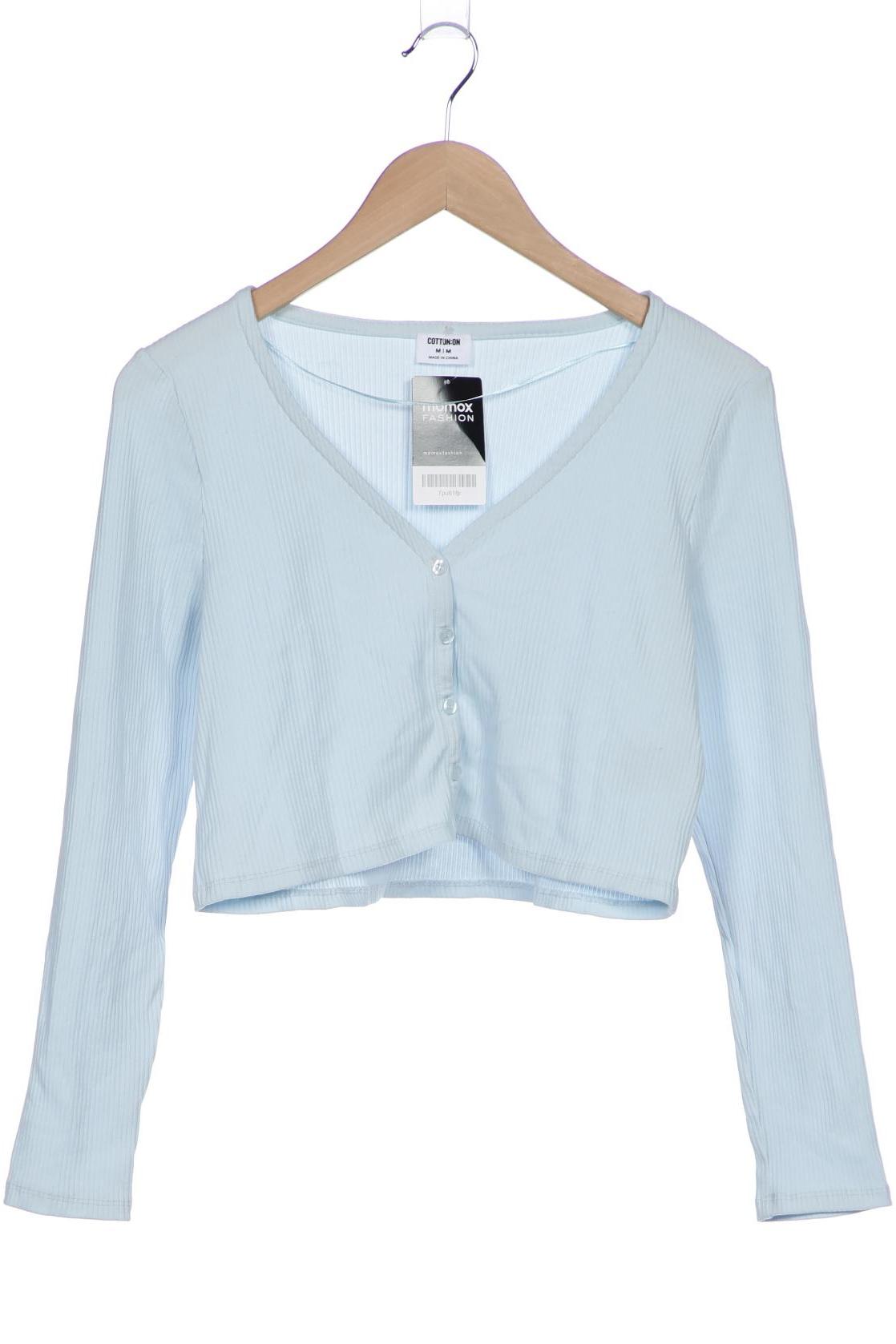 

Cotton On Damen Strickjacke, hellblau, Gr. 38