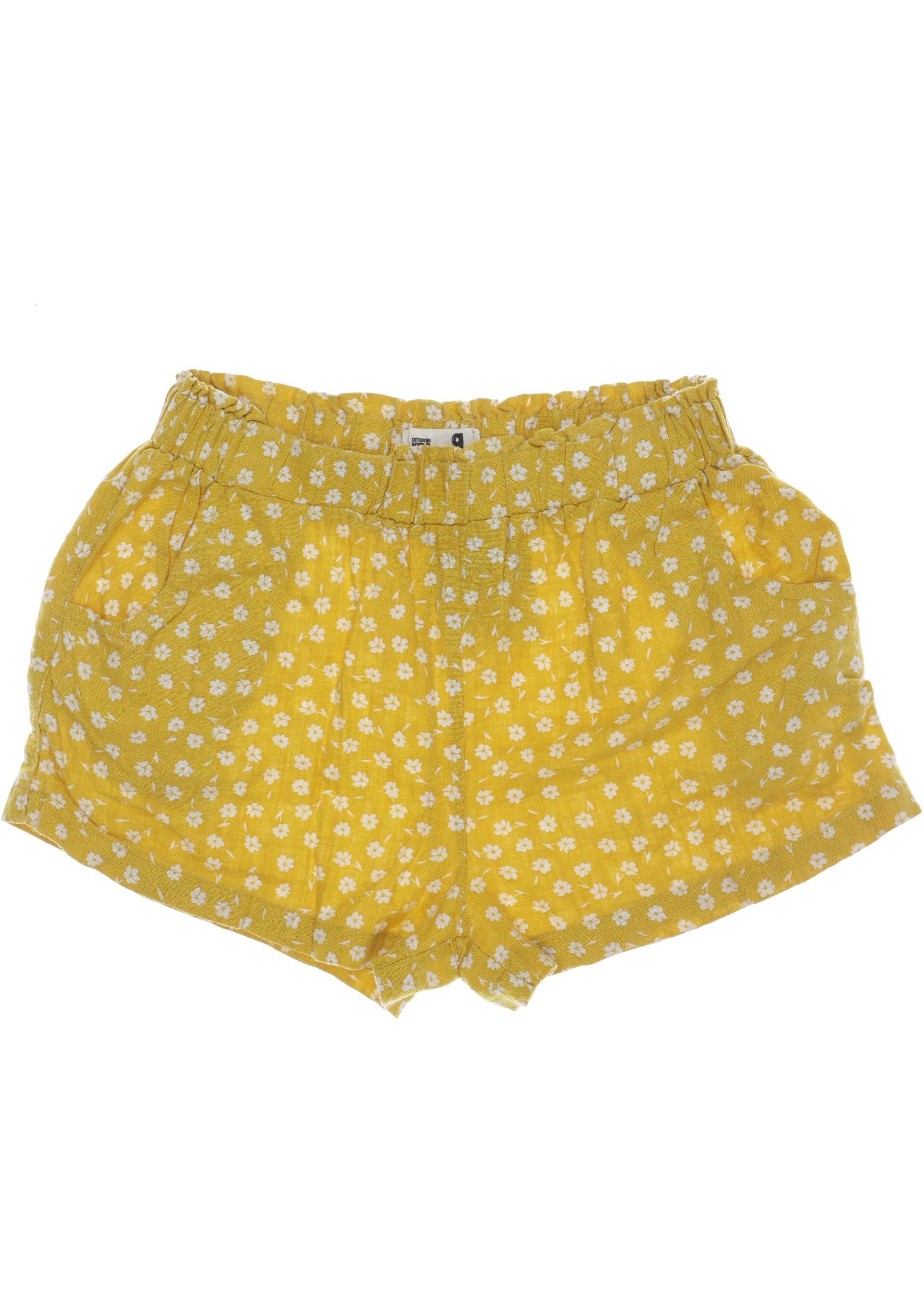 

Cotton On Damen Shorts, gelb, Gr. 140