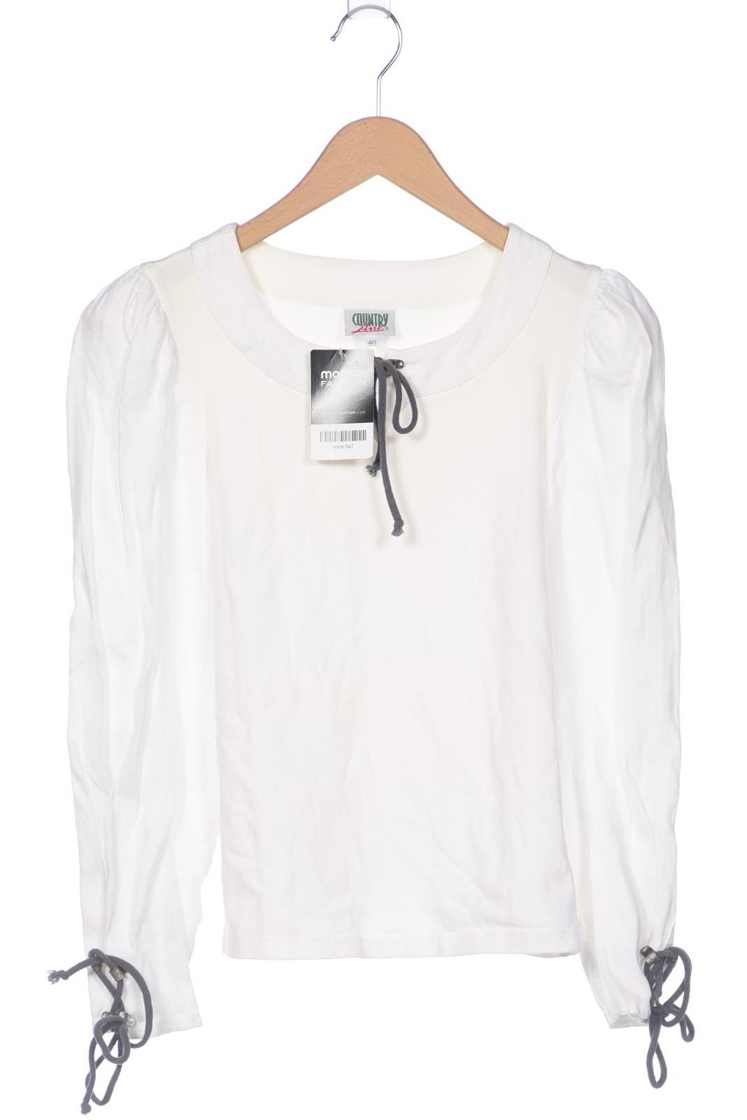 

Country Line Damen Langarmshirt, weiß, Gr. 40