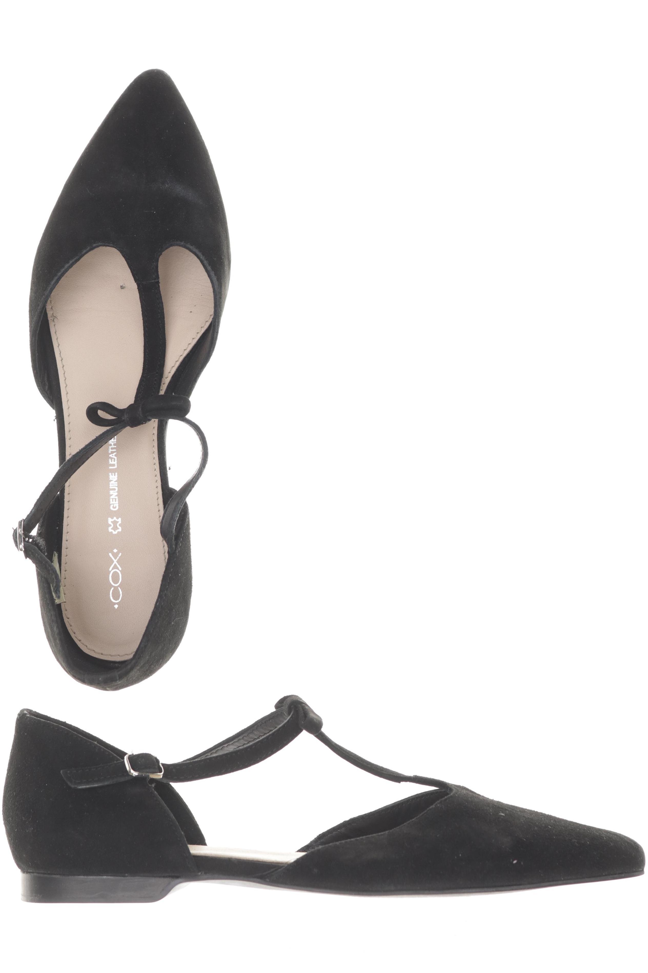 

Cox Damen Ballerinas, schwarz, Gr. 38