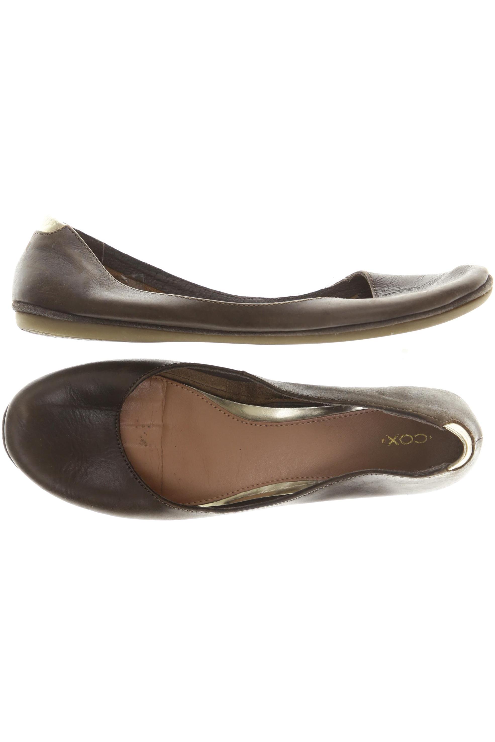 

Cox Damen Ballerinas, braun, Gr. 38