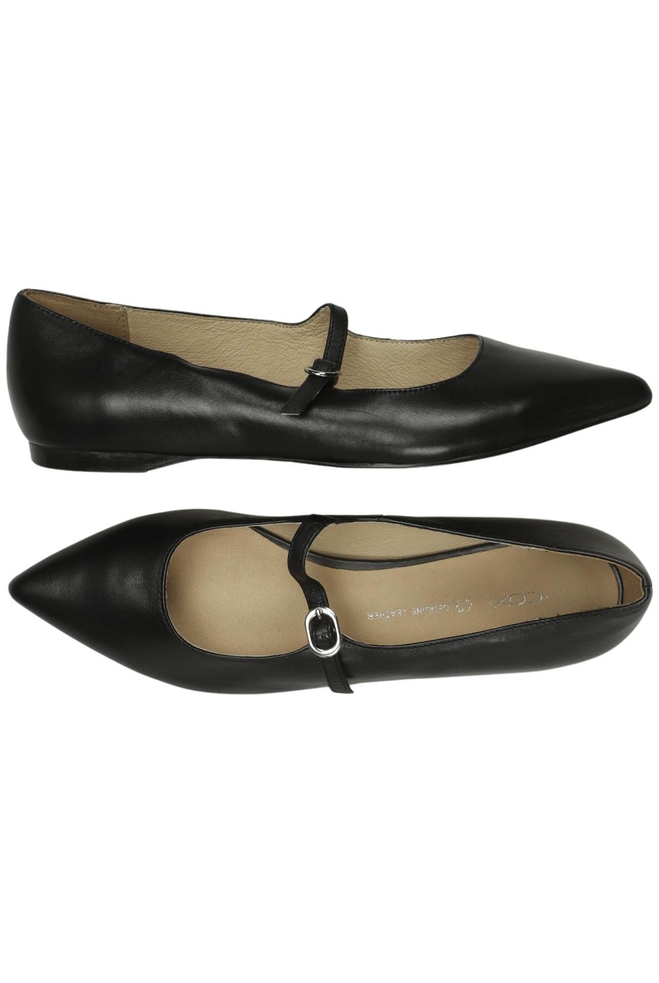 

Cox Damen Ballerinas, schwarz, Gr. 38