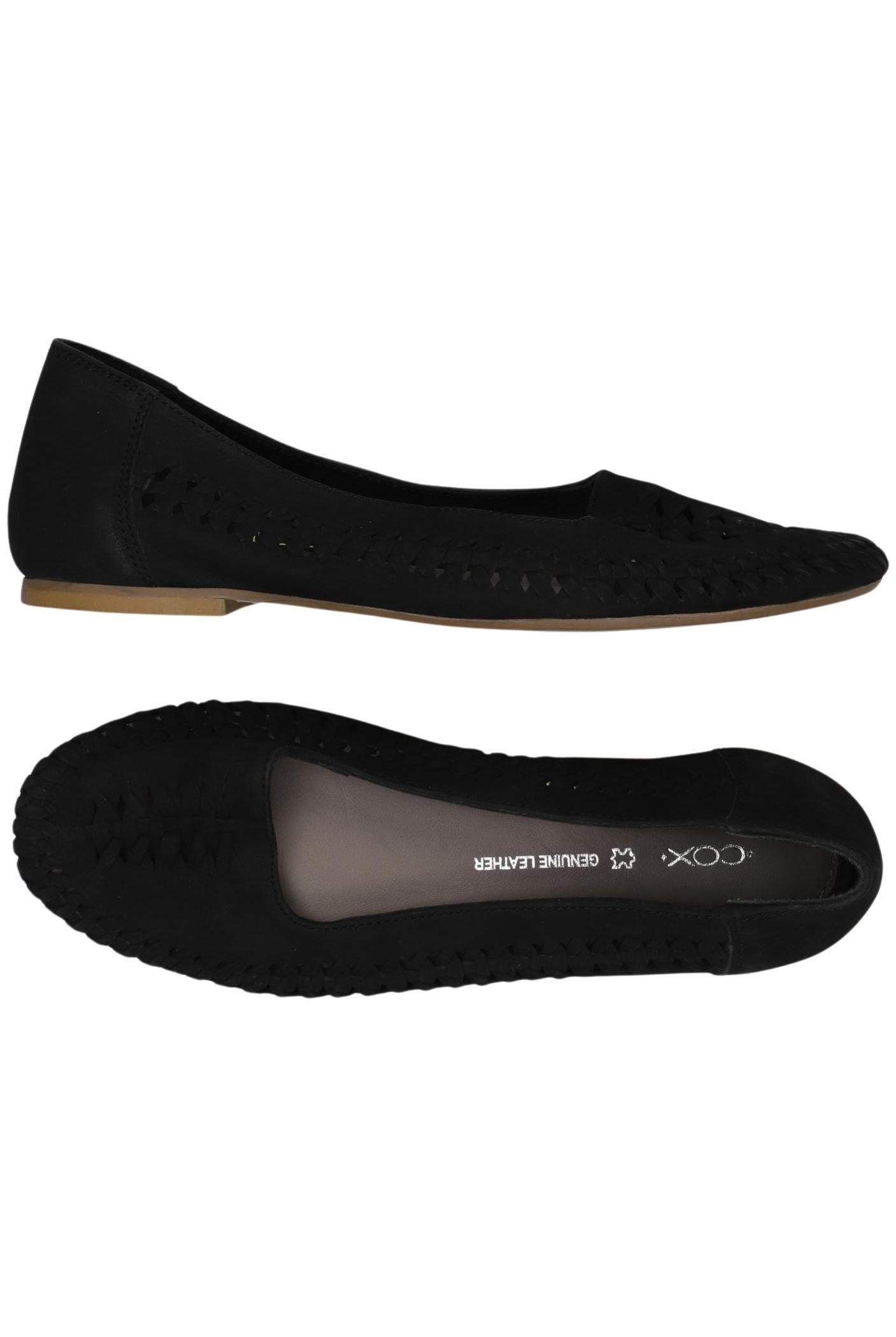 

Cox Damen Ballerinas, schwarz, Gr. 37