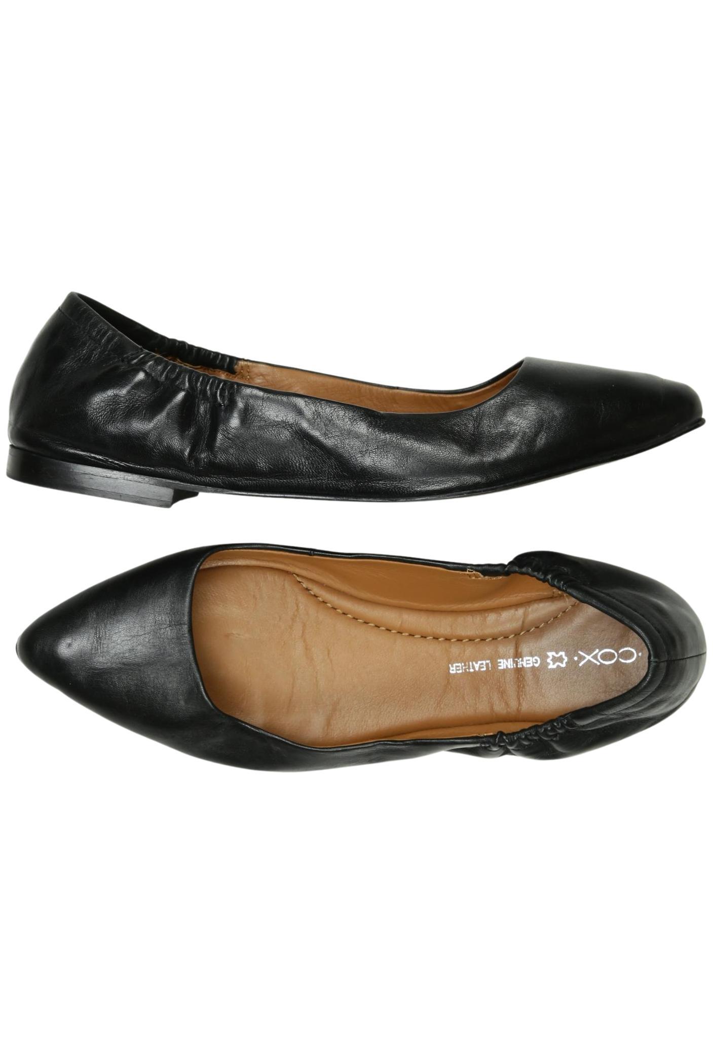 

Cox Damen Ballerinas, schwarz, Gr. 37