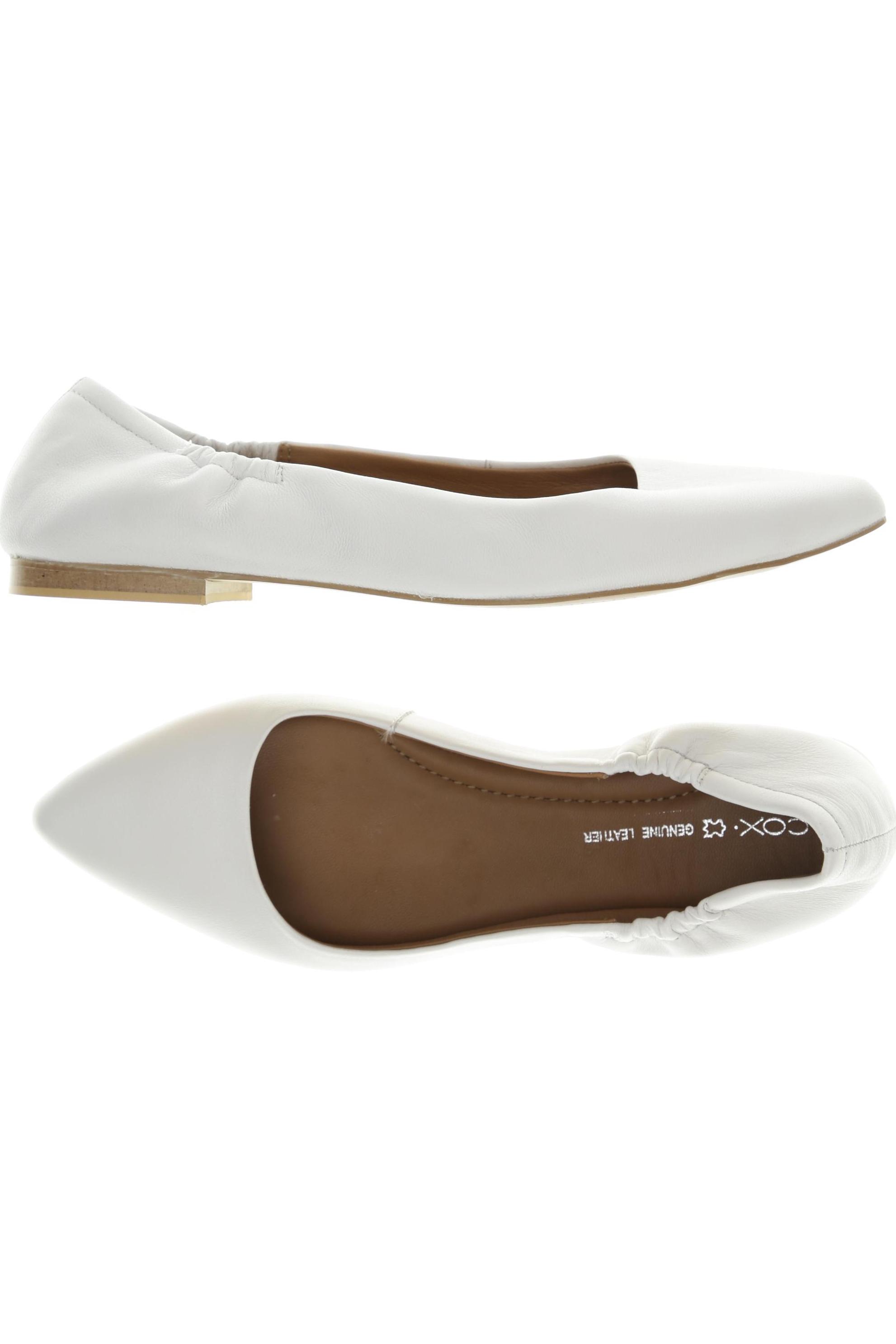 

Cox Damen Ballerinas, weiß, Gr. 39