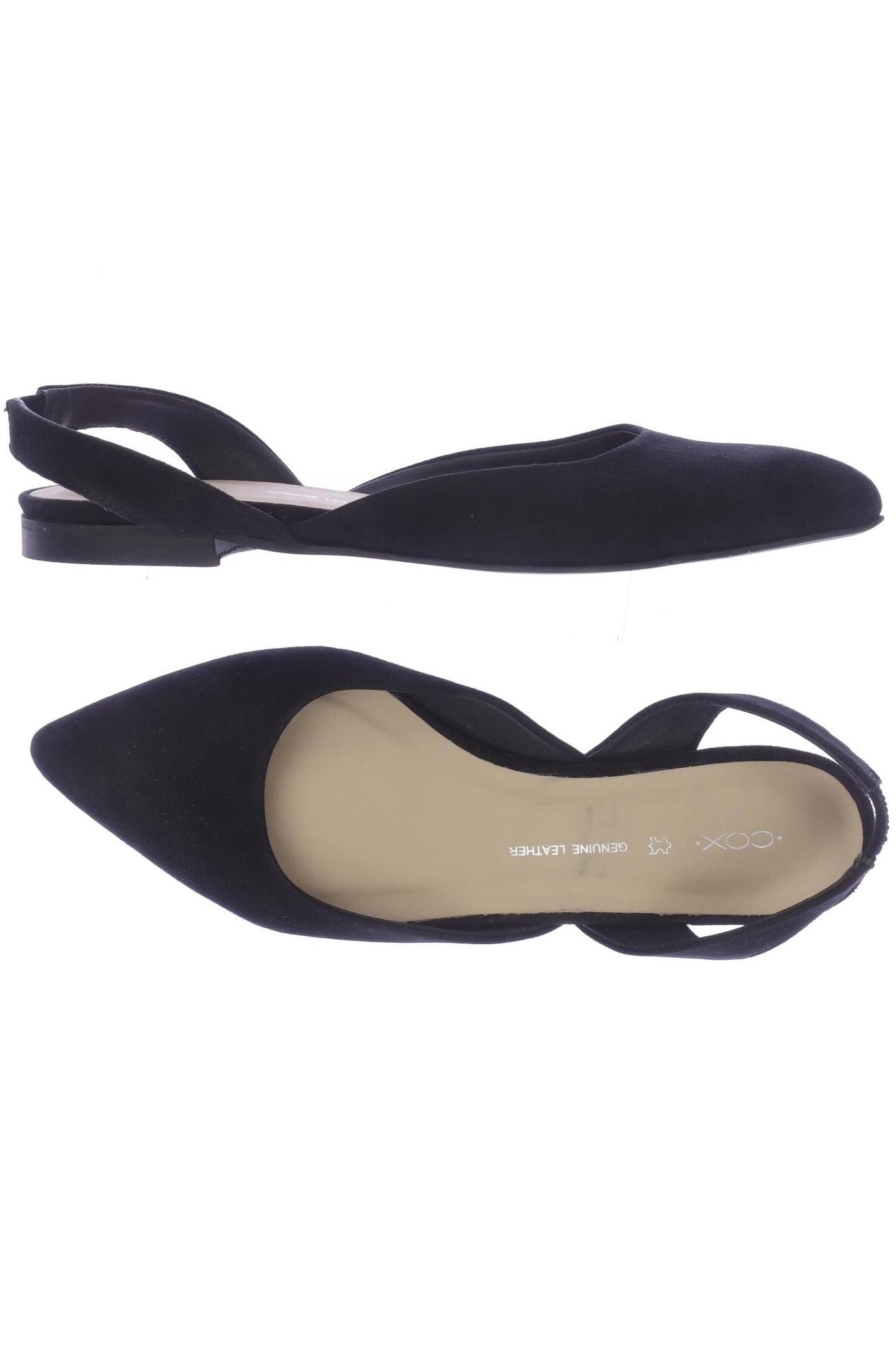 

Cox Damen Ballerinas, schwarz, Gr. 37