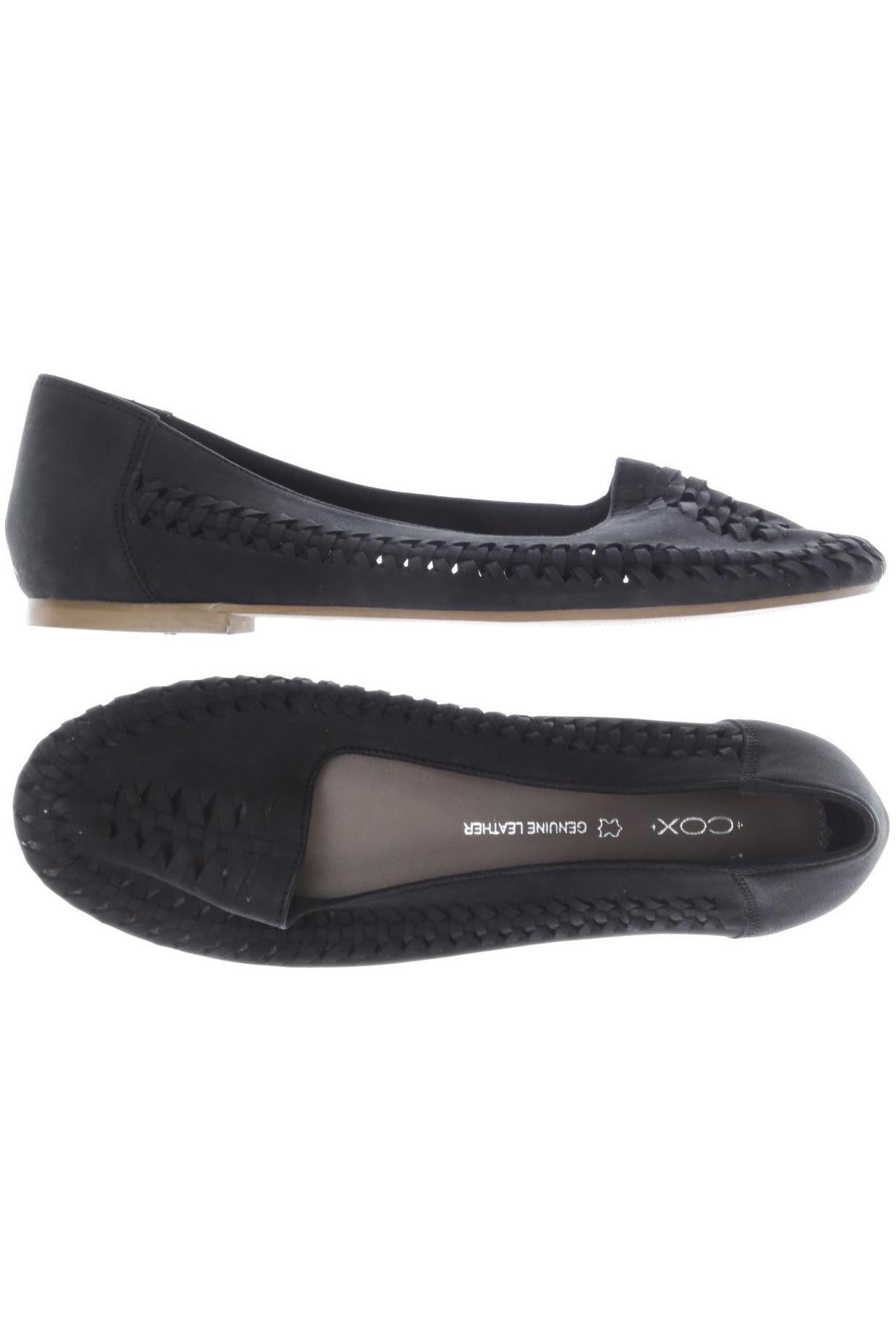 

Cox Damen Ballerinas, schwarz, Gr. 37