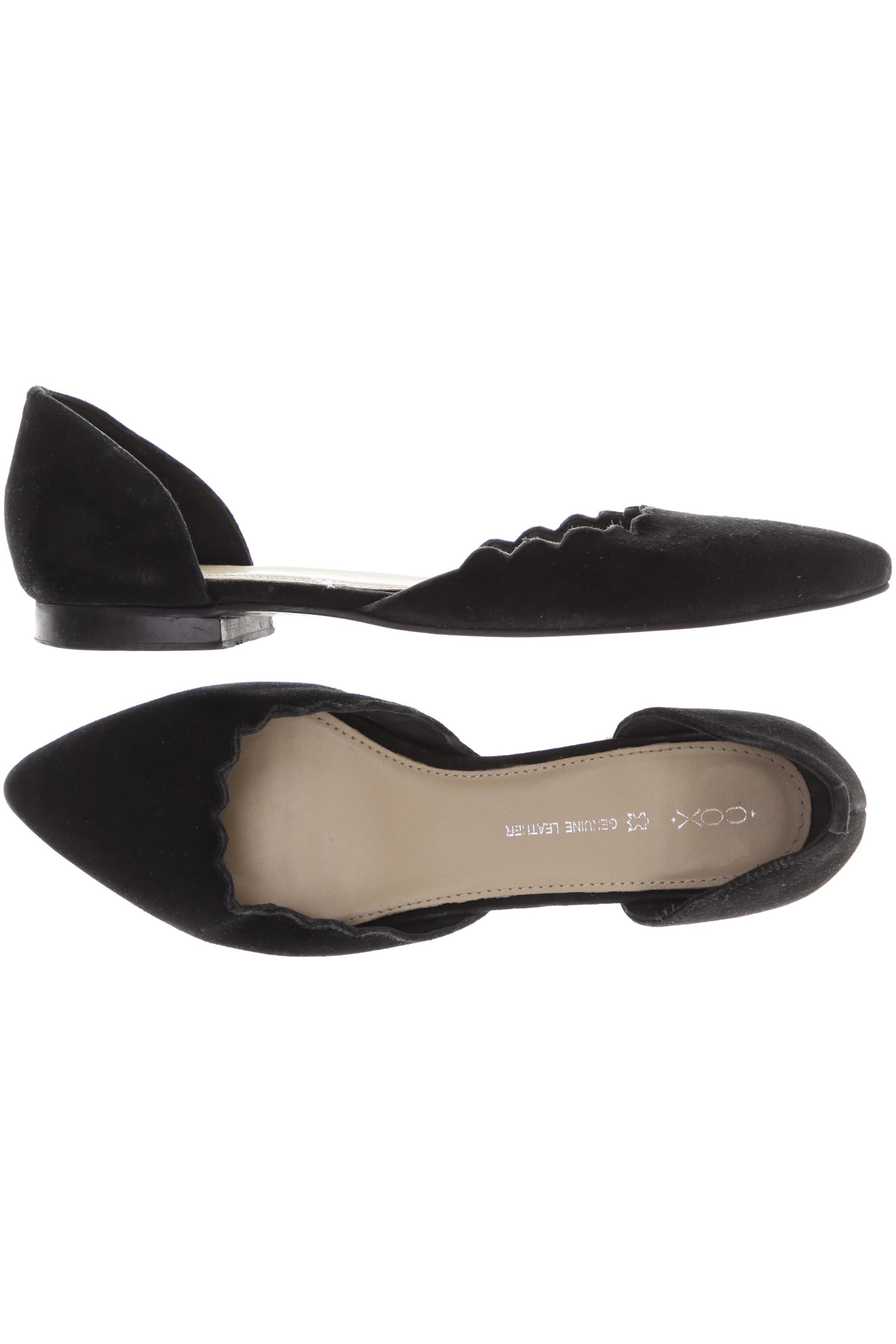 

Cox Damen Ballerinas, schwarz, Gr. 38