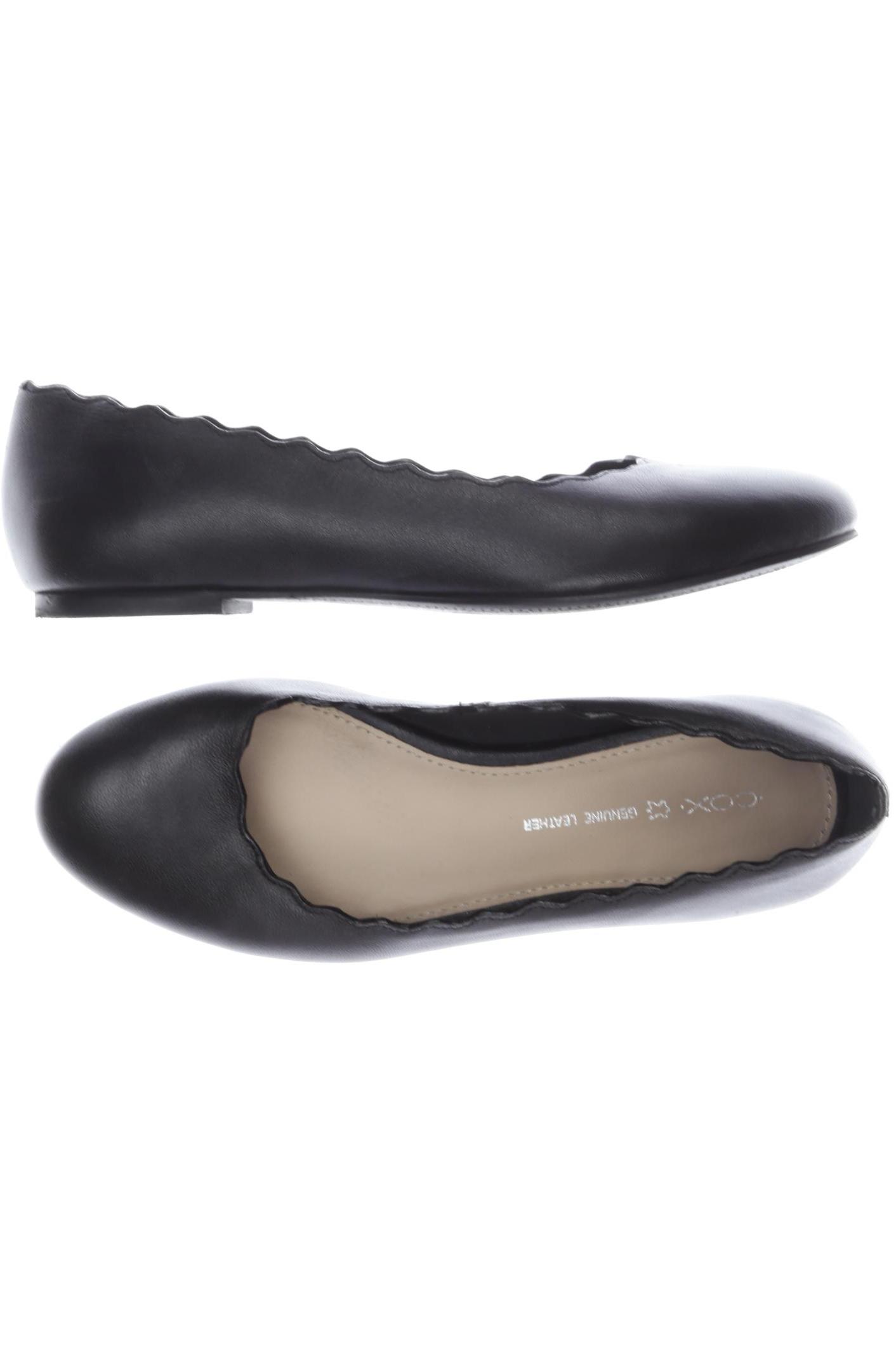 

Cox Damen Ballerinas, schwarz, Gr. 38