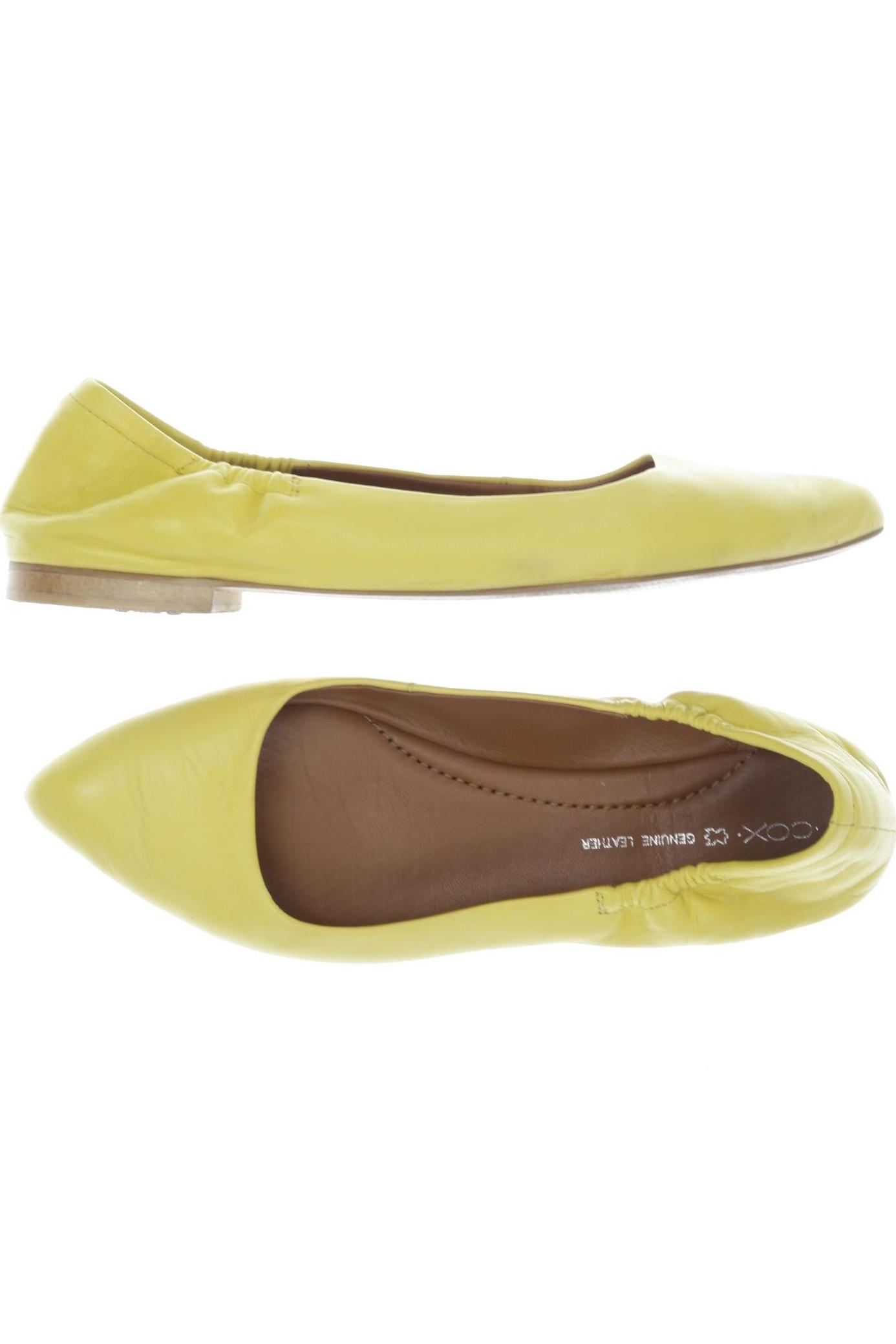 

Cox Damen Ballerinas, gelb, Gr. 39