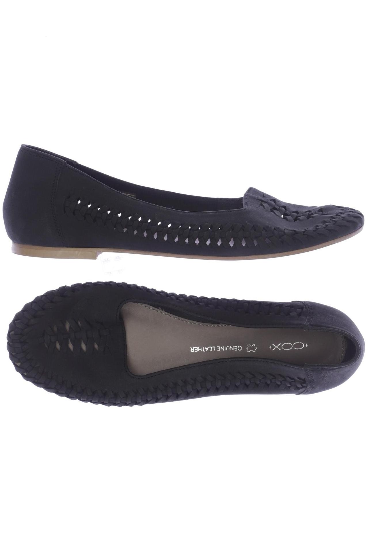 

Cox Damen Ballerinas, schwarz, Gr. 37