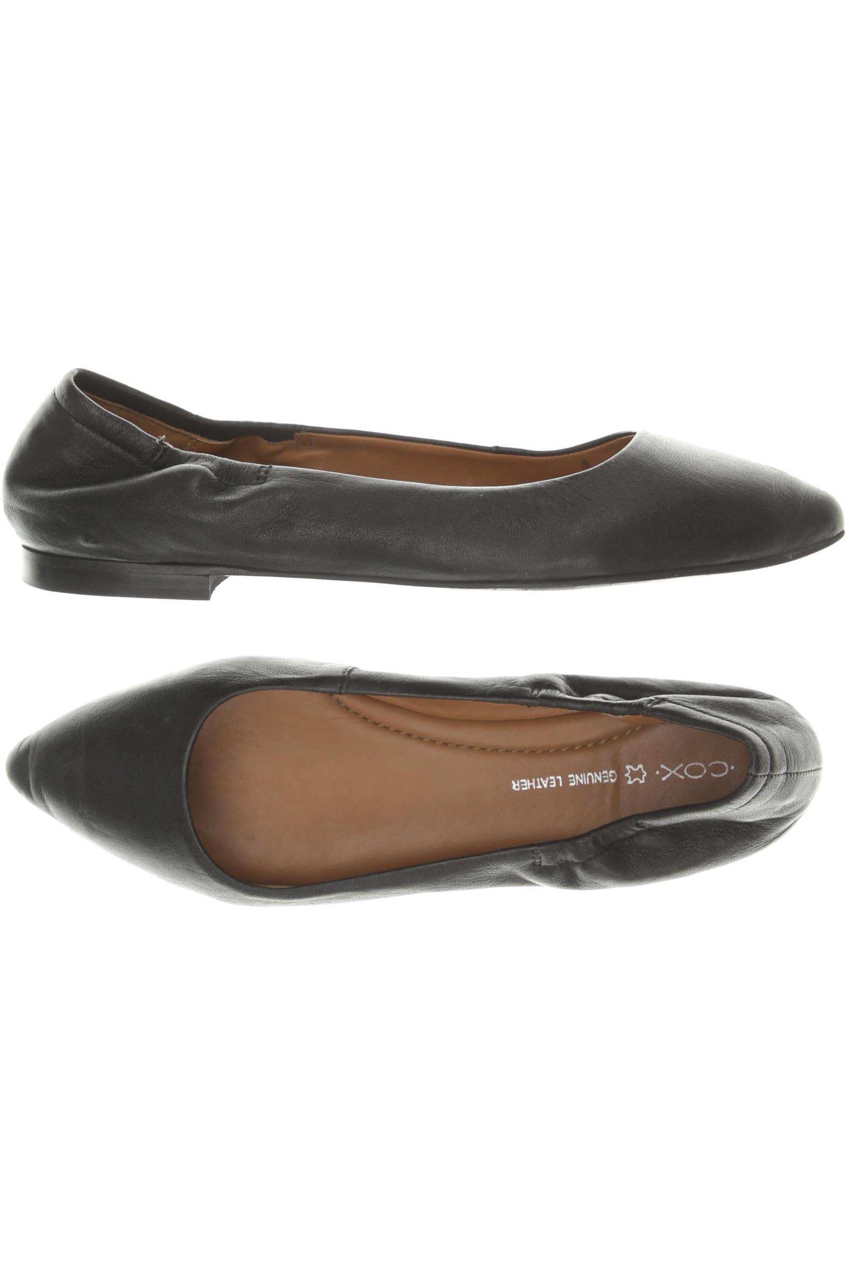 

Cox Damen Ballerinas, schwarz, Gr. 38