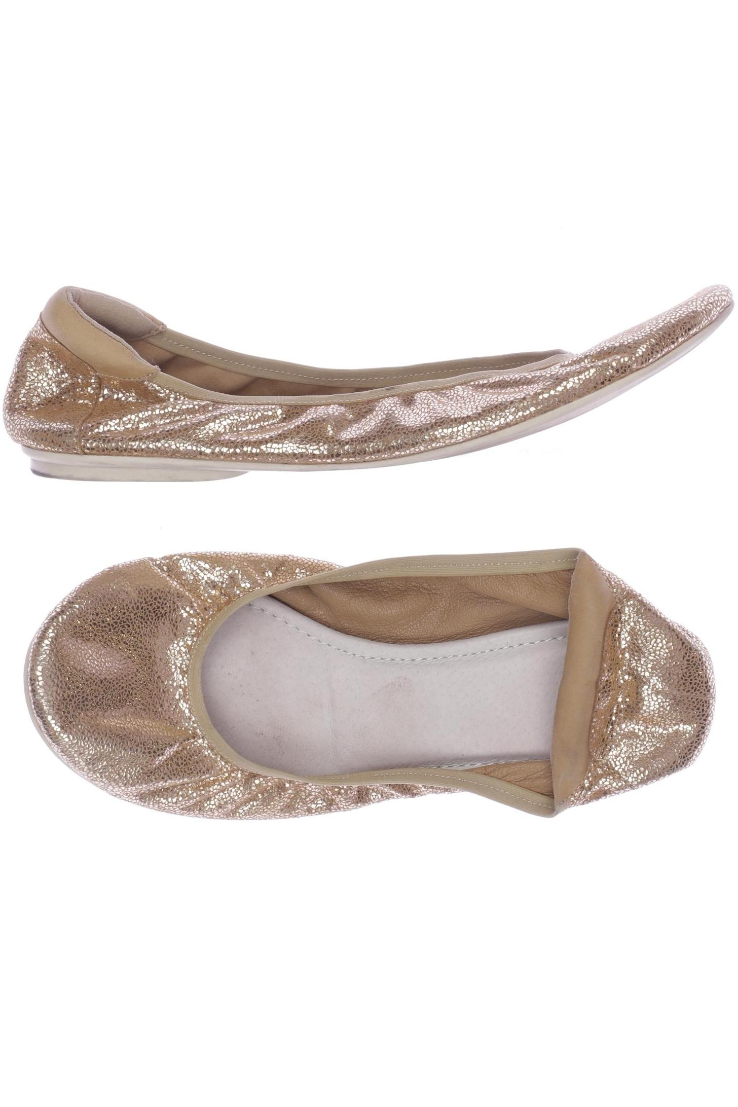 

Cox Damen Ballerinas, gold, Gr. 40