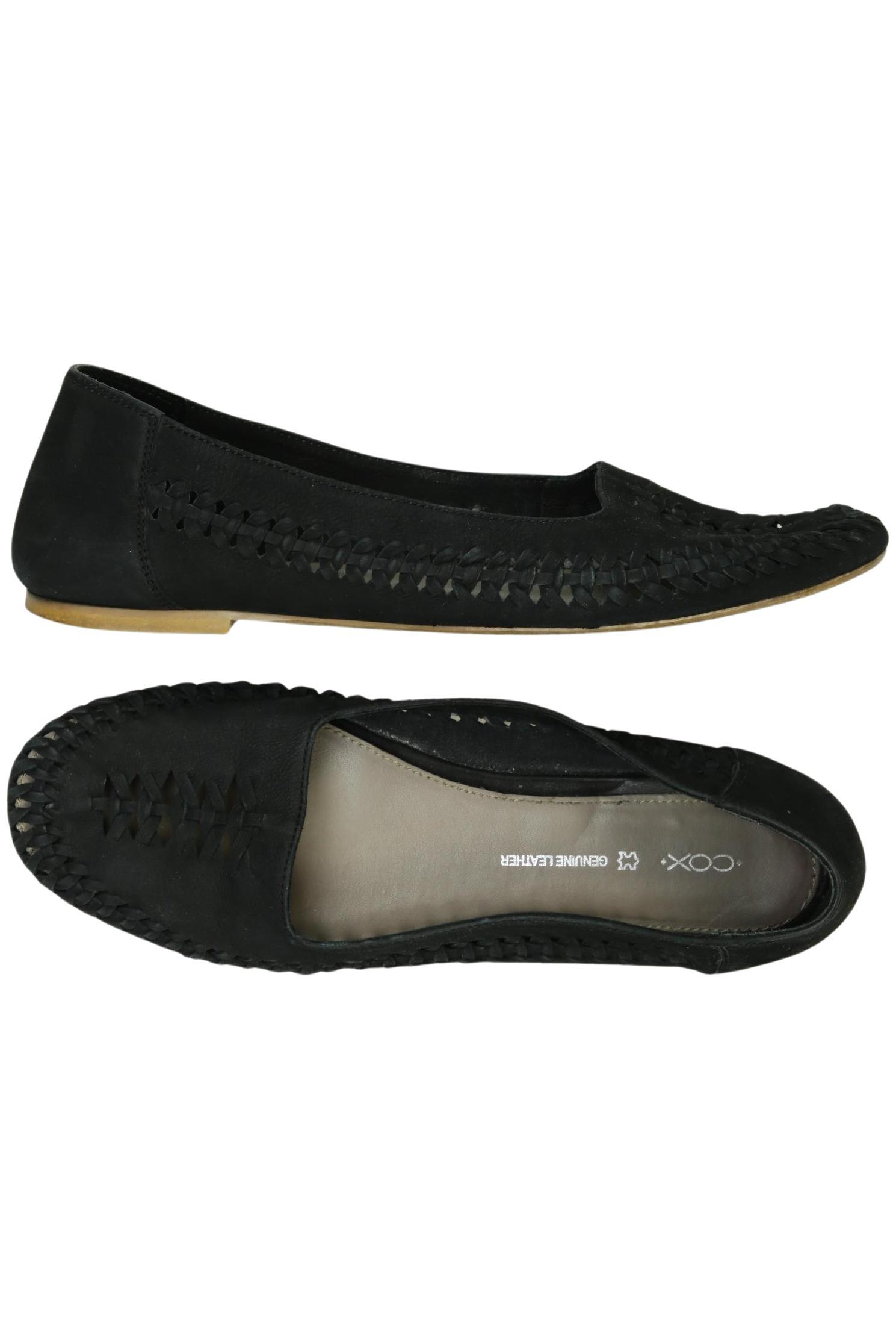 

Cox Damen Ballerinas, schwarz, Gr. 42