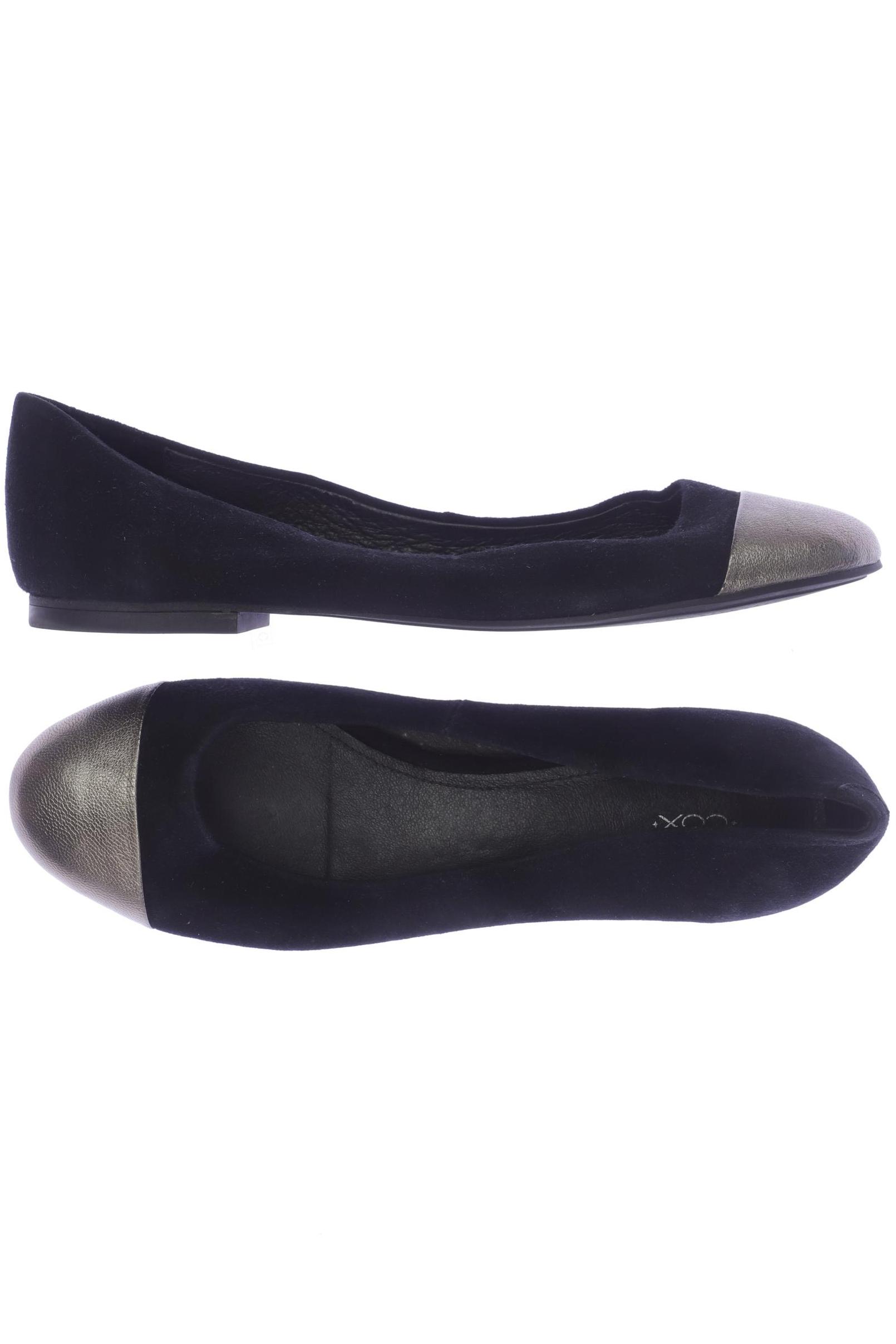 

Cox Damen Ballerinas, schwarz, Gr. 38