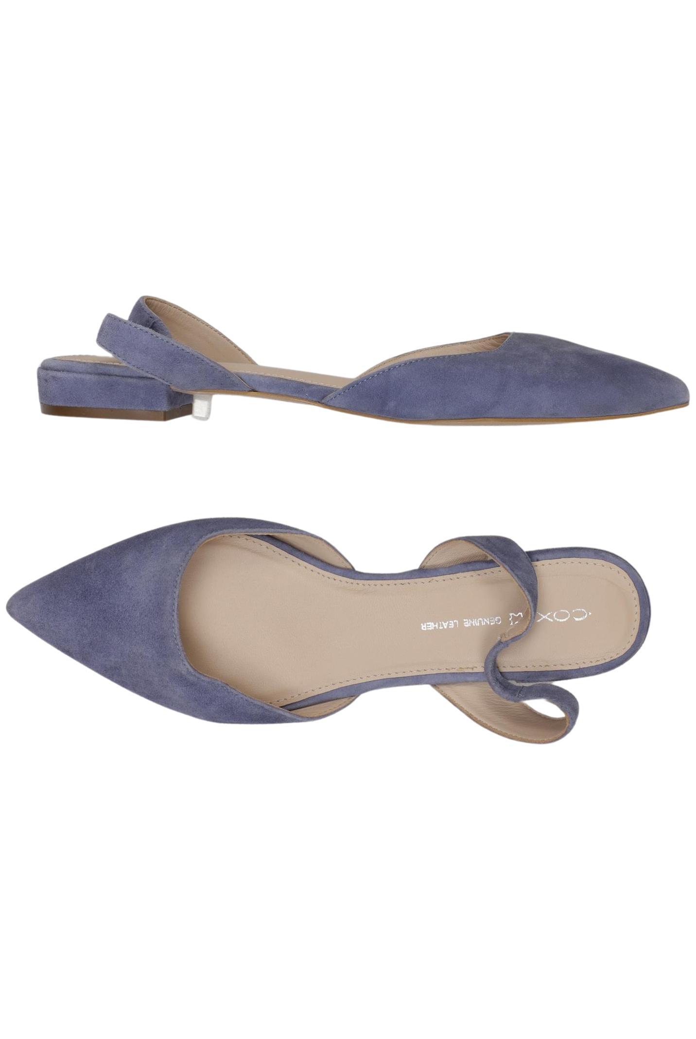 

Cox Damen Ballerinas, blau, Gr. 40