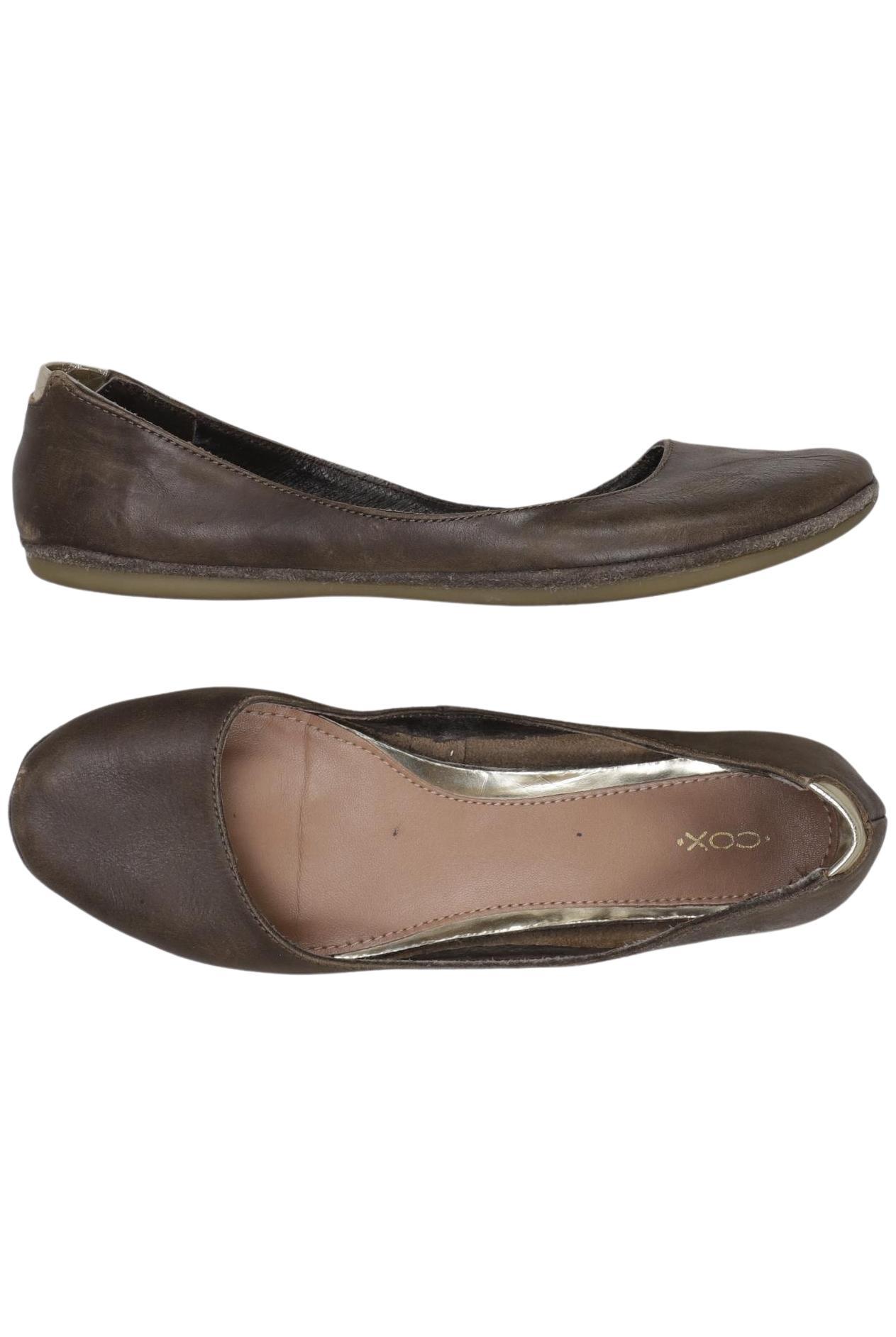 

Cox Damen Ballerinas, braun, Gr. 37