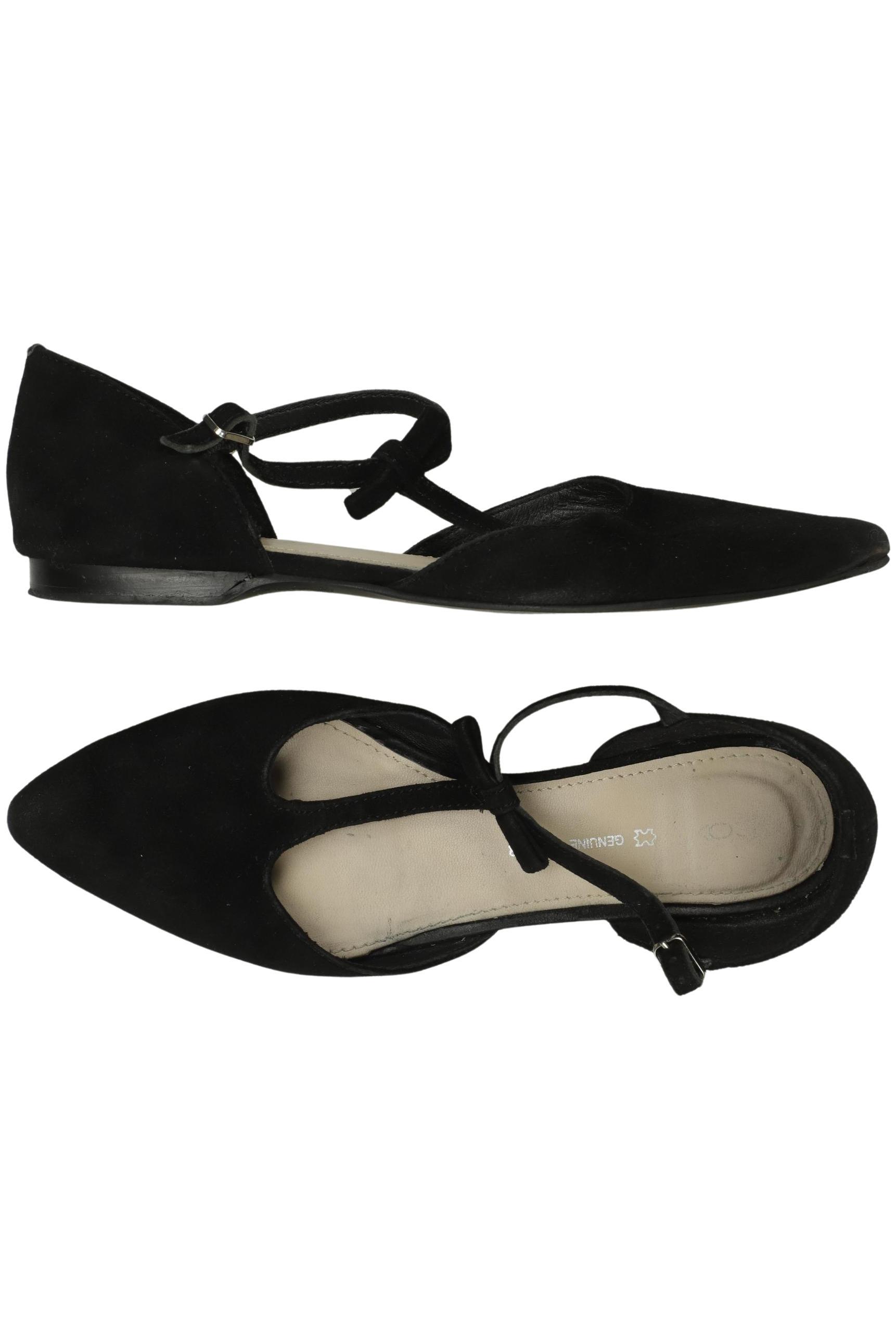 

Cox Damen Ballerinas, schwarz, Gr. 37