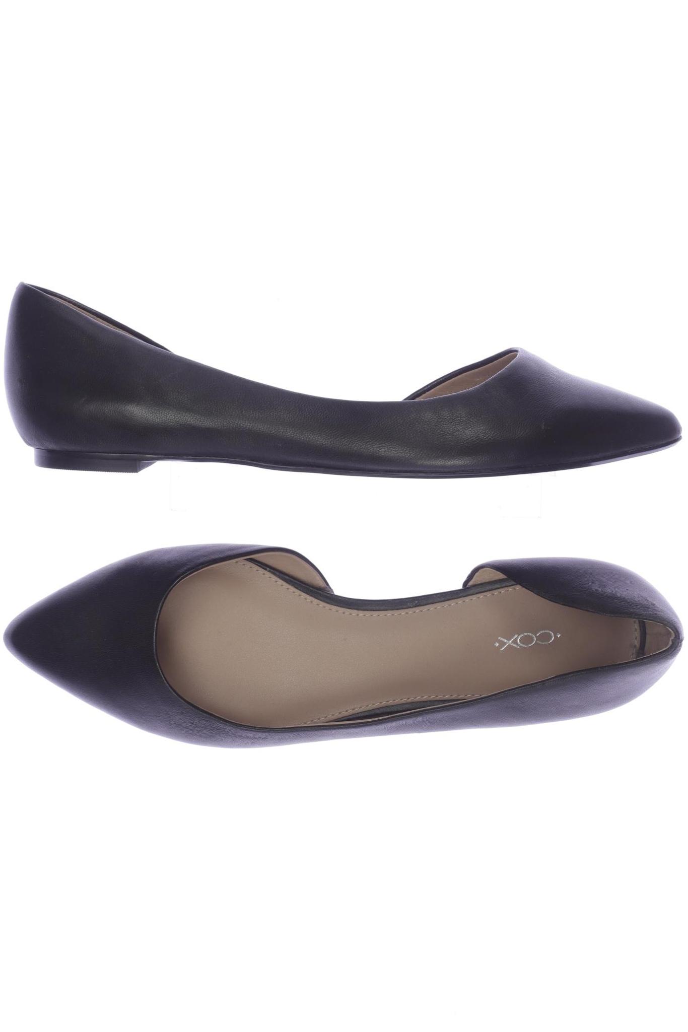 

Cox Damen Ballerinas, schwarz, Gr. 37