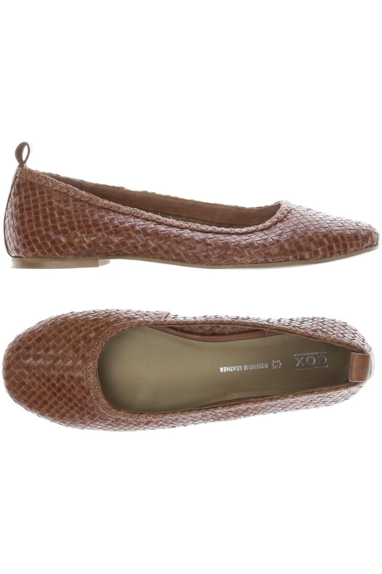 

Cox Damen Ballerinas, braun, Gr. 40