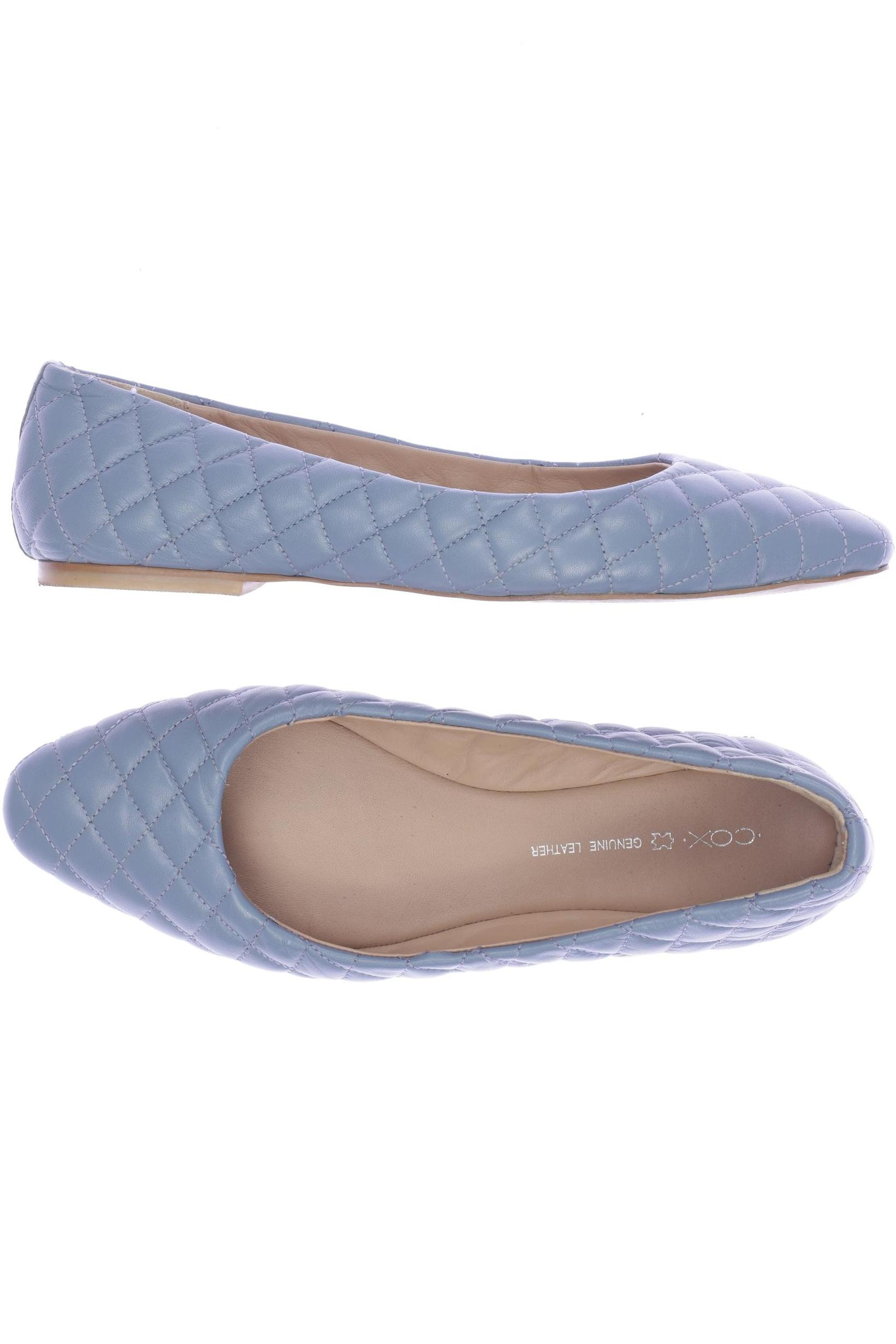 

Cox Damen Ballerinas, blau, Gr. 39