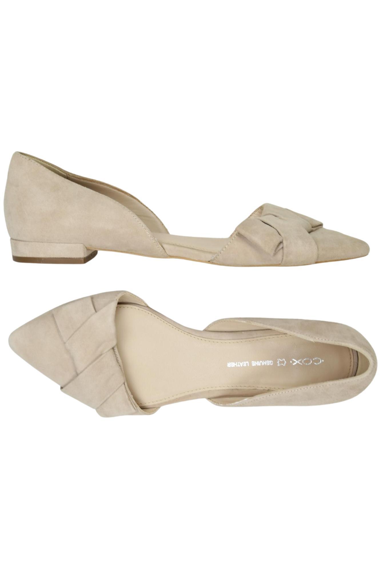 

Cox Damen Ballerinas, beige, Gr. 39