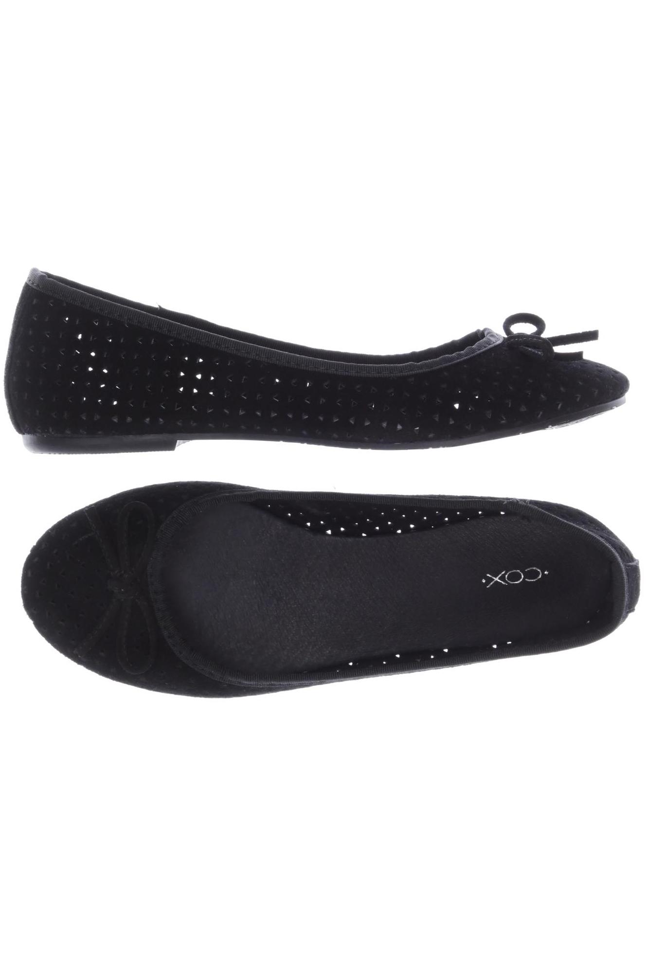 

Cox Damen Ballerinas, schwarz, Gr. 36