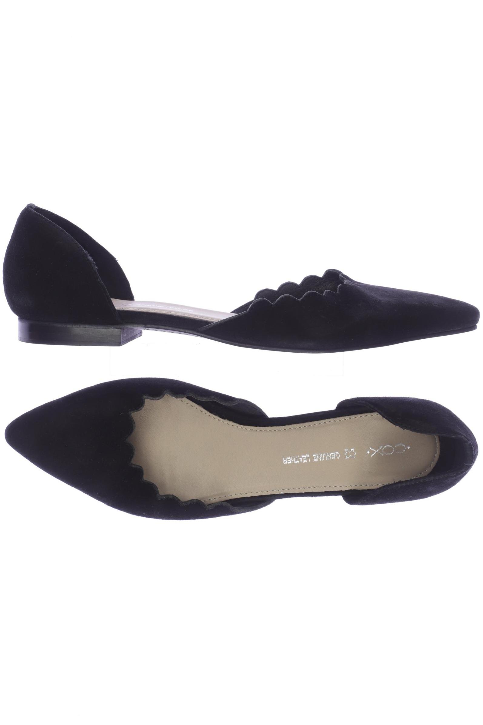 

Cox Damen Ballerinas, schwarz, Gr. 40