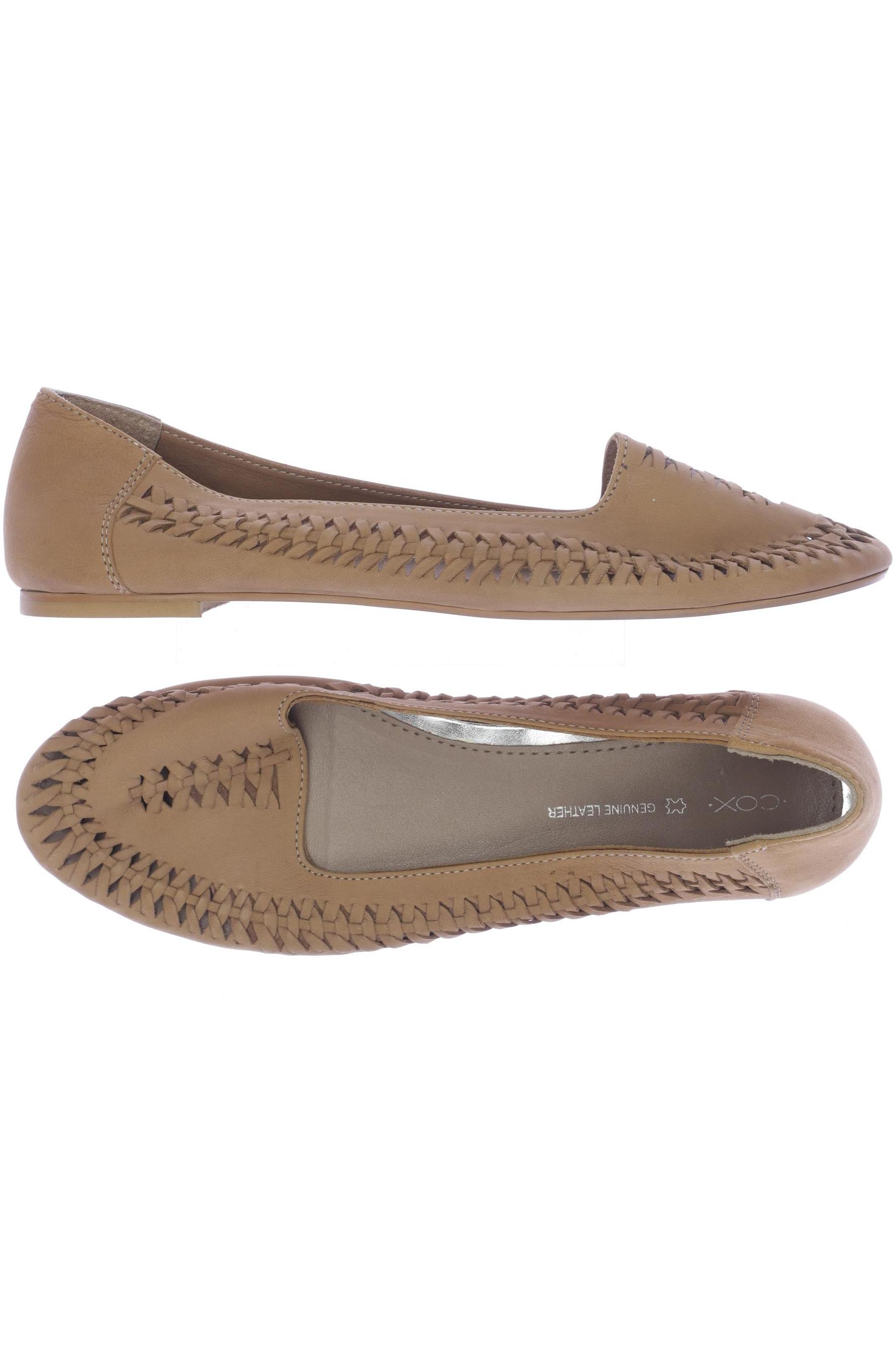 

Cox Damen Ballerinas, braun, Gr. 42