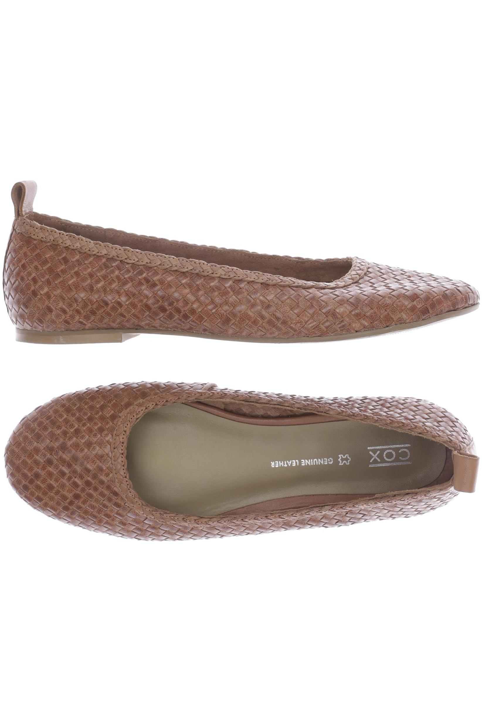 

Cox Damen Ballerinas, braun, Gr. 39
