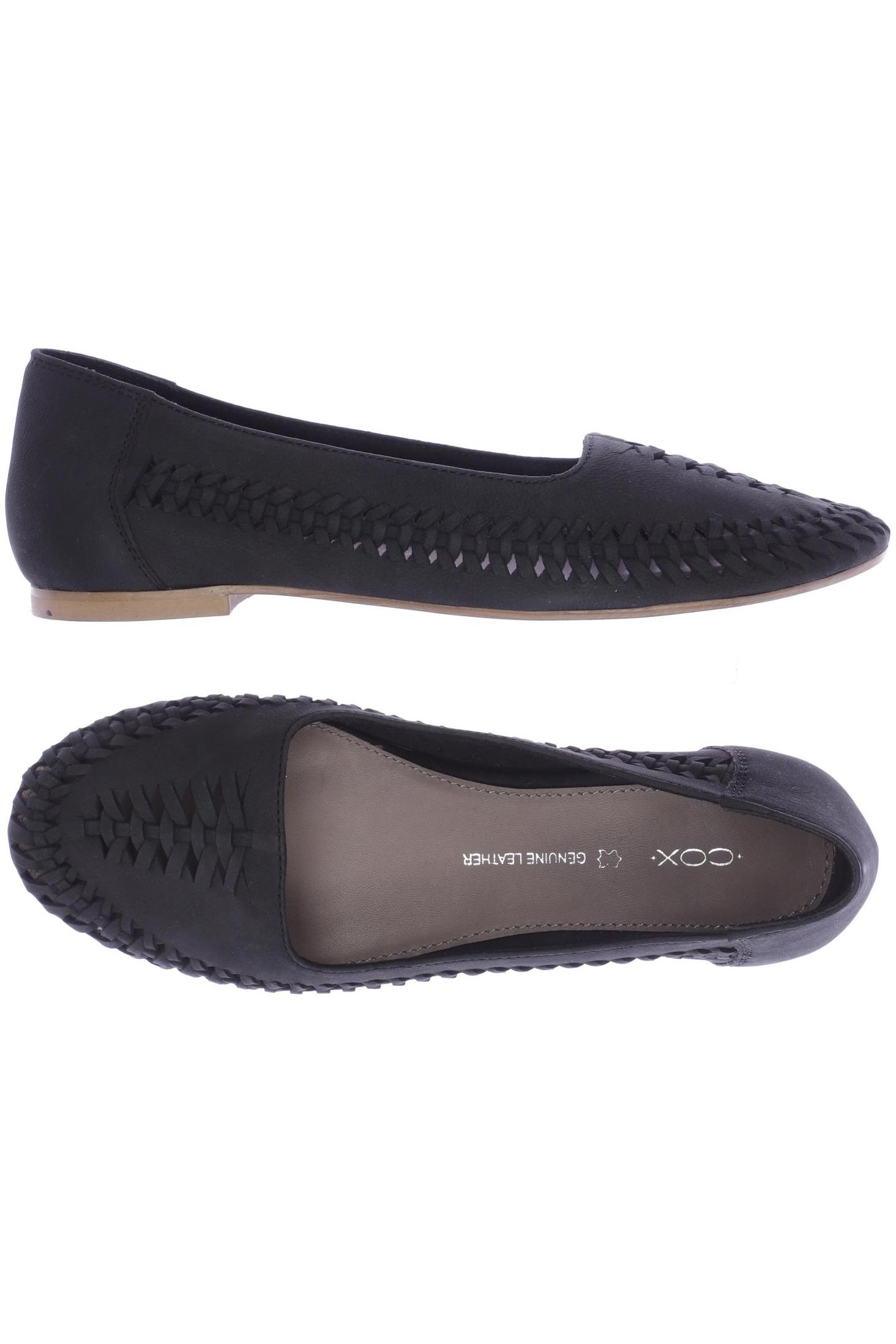 

Cox Damen Ballerinas, schwarz, Gr. 37