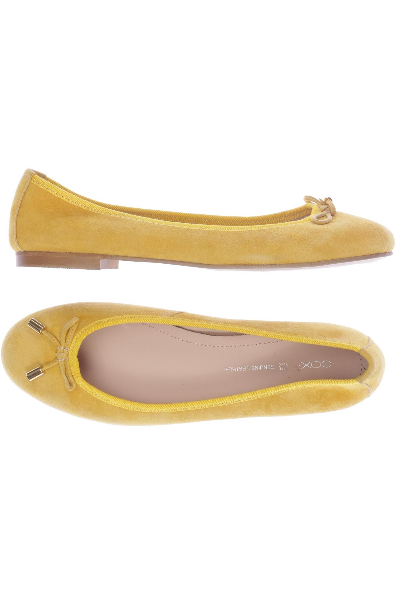 

Cox Damen Ballerinas, gelb, Gr. 40