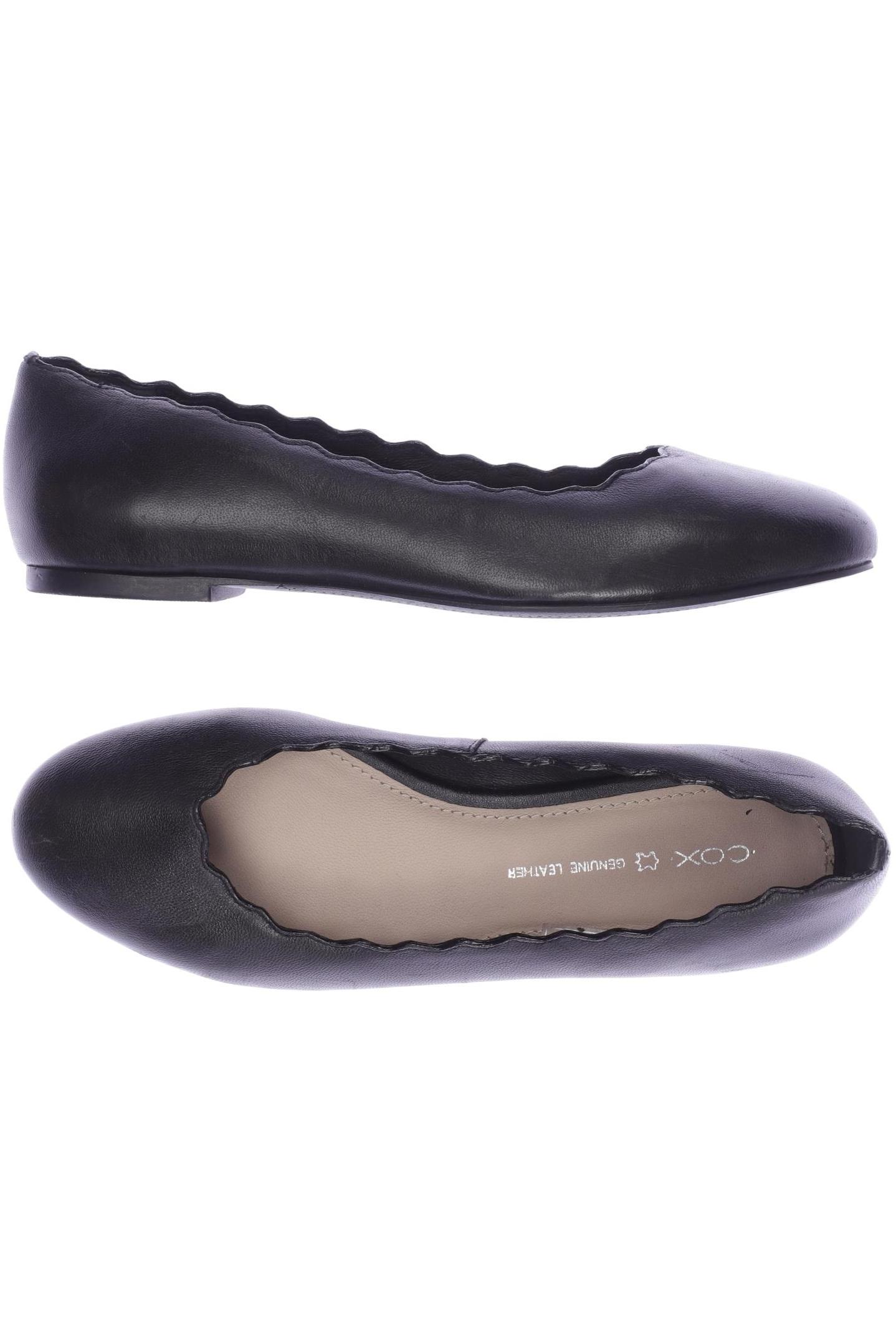 

Cox Damen Ballerinas, schwarz, Gr. 38